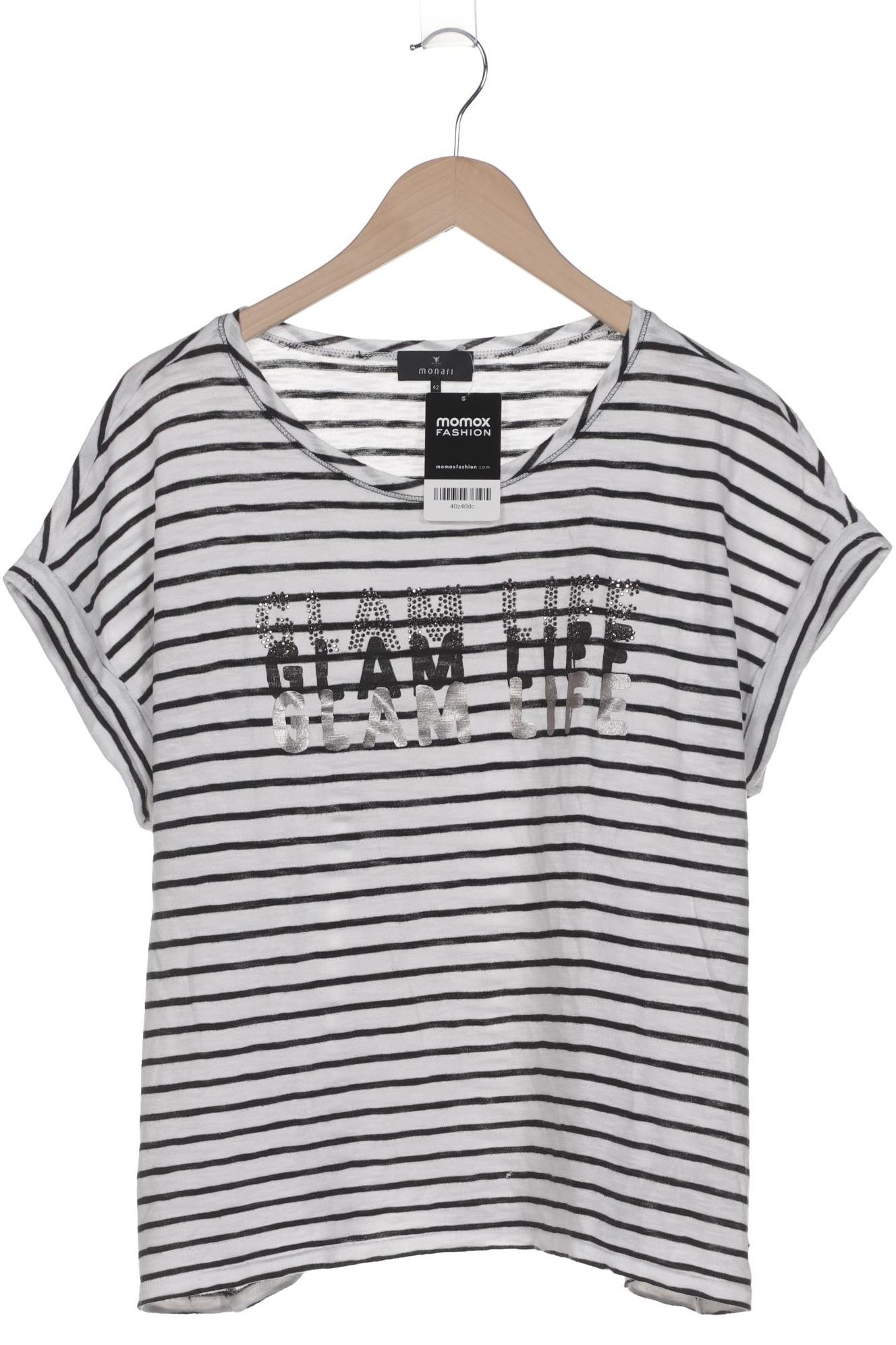 

monari Damen T-Shirt, weiß, Gr. 42