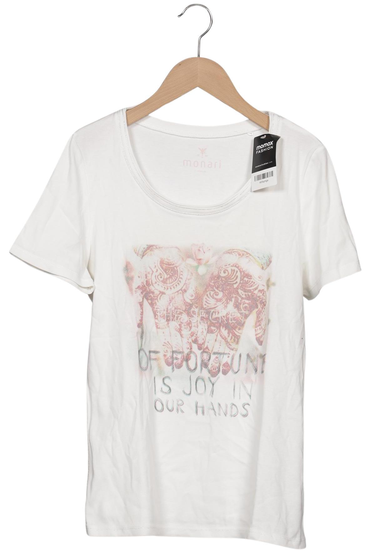 

monari Damen T-Shirt, weiß, Gr. 42
