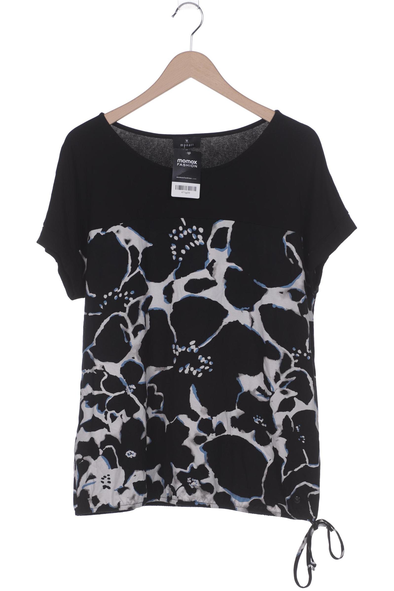 

monari Damen T-Shirt, schwarz, Gr. 44