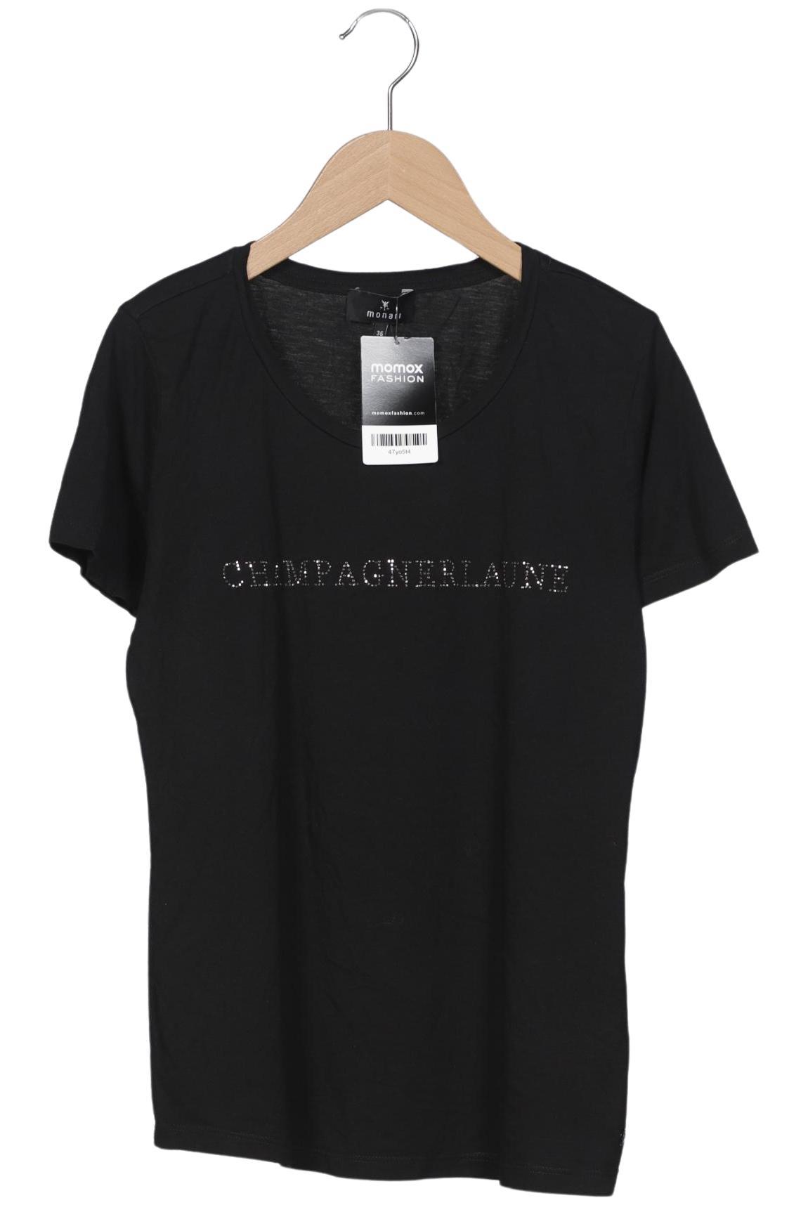 

monari Damen T-Shirt, schwarz, Gr. 36