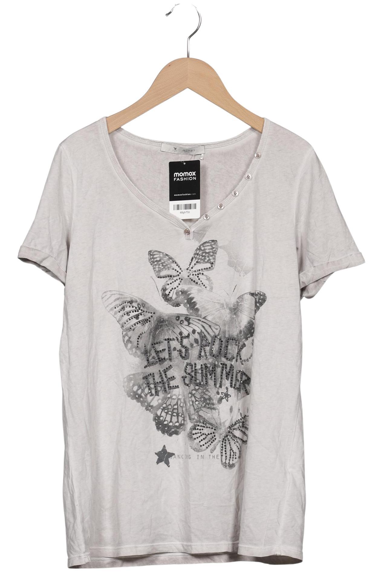 

monari Damen T-Shirt, grau, Gr. 40