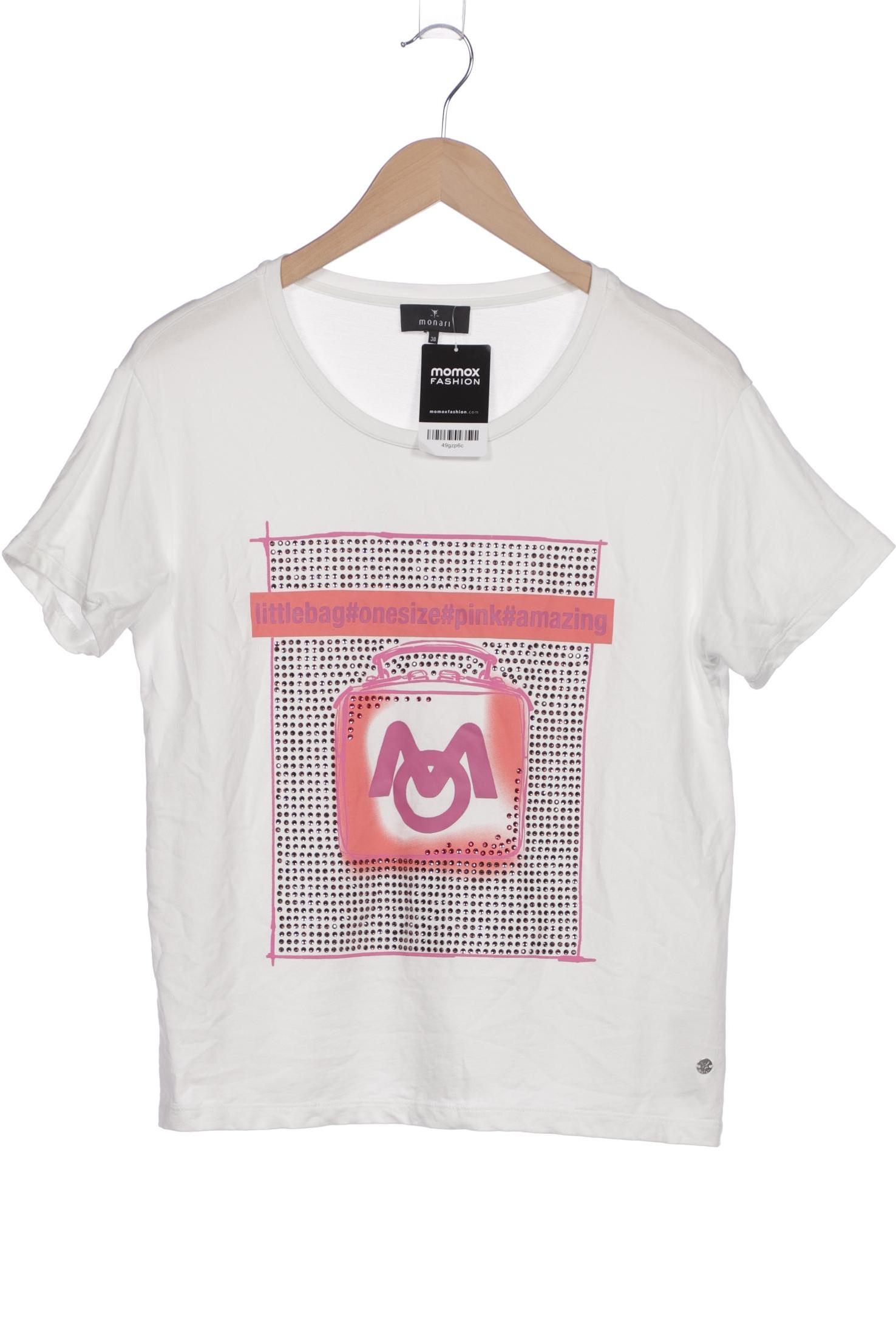 

monari Damen T-Shirt, weiß, Gr. 38
