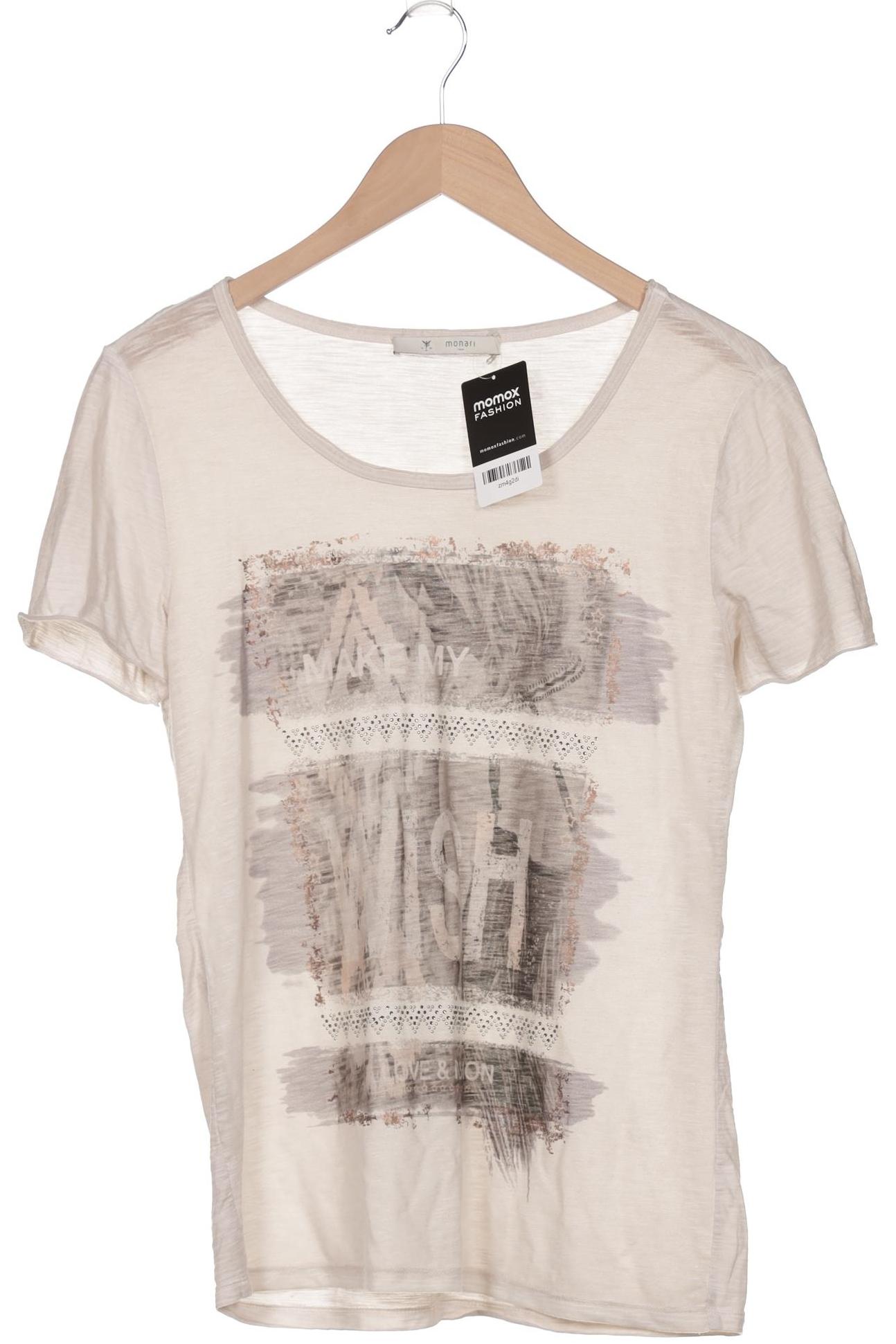 

monari Damen T-Shirt, beige, Gr. 38