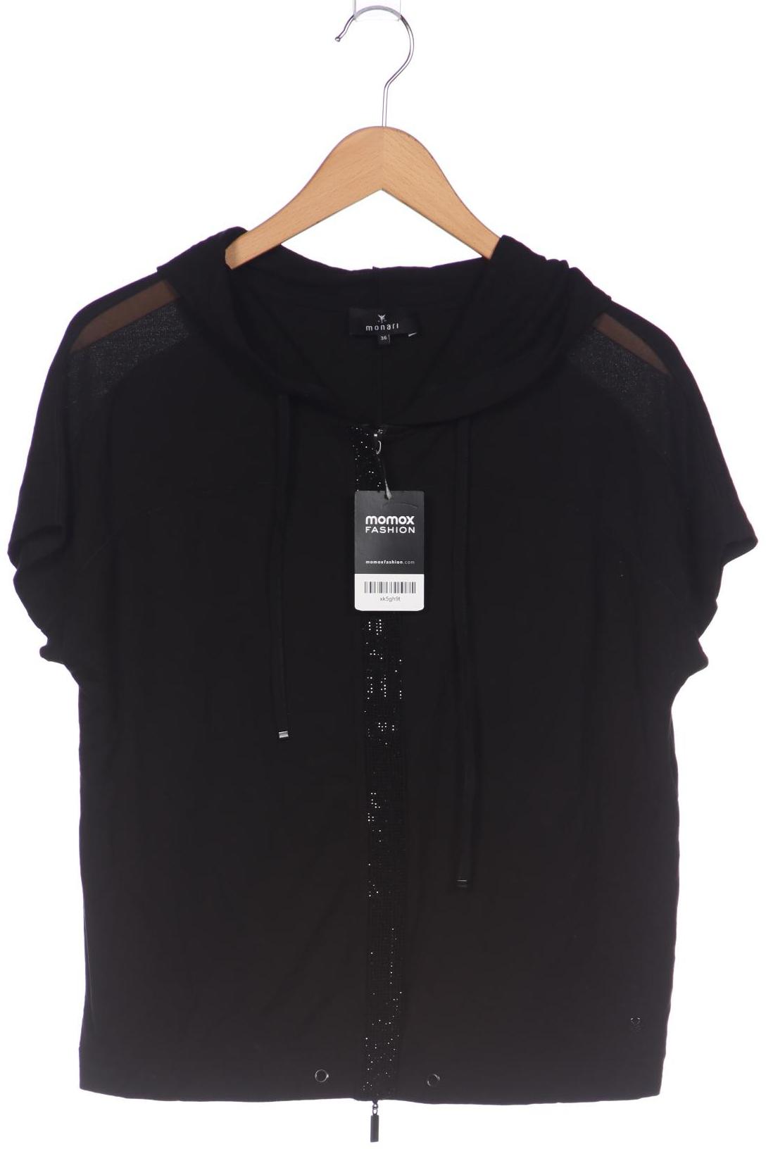 

monari Damen T-Shirt, schwarz, Gr. 36
