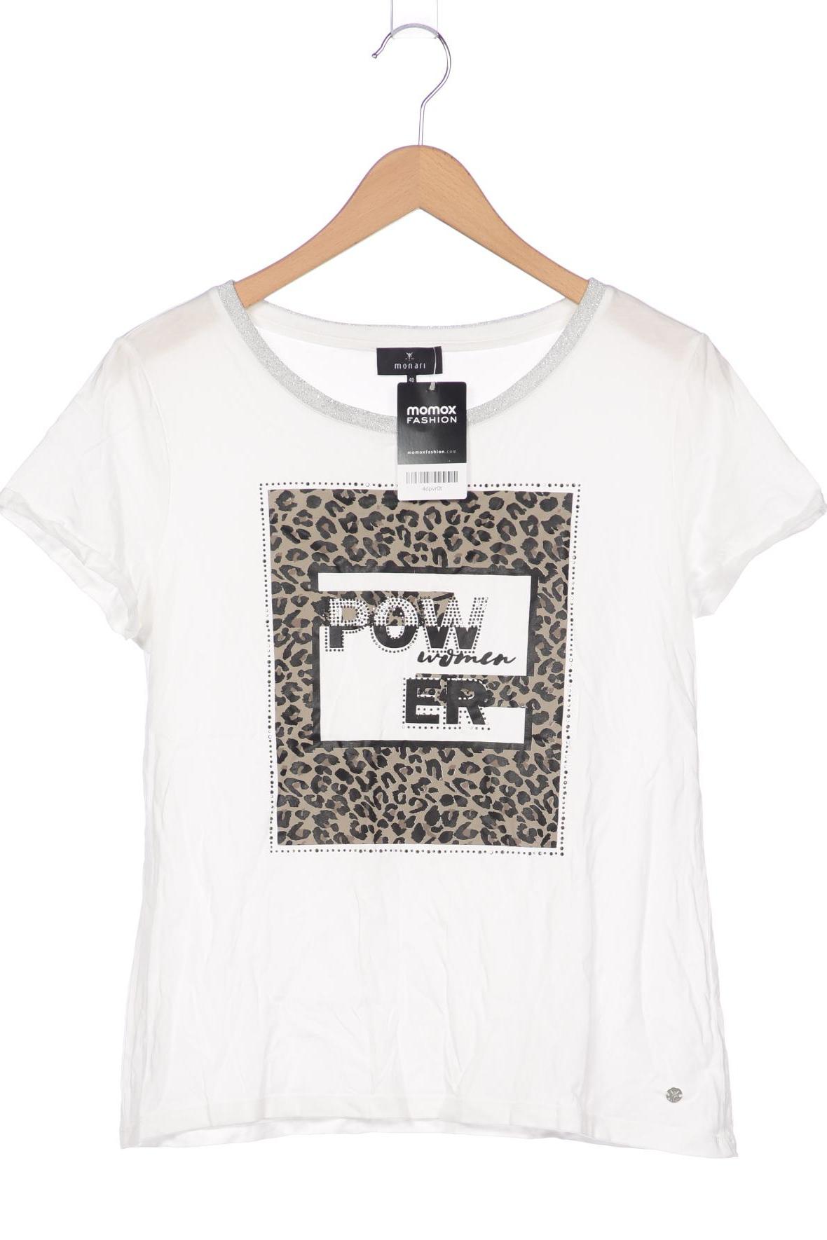 

monari Damen T-Shirt, weiß, Gr. 40