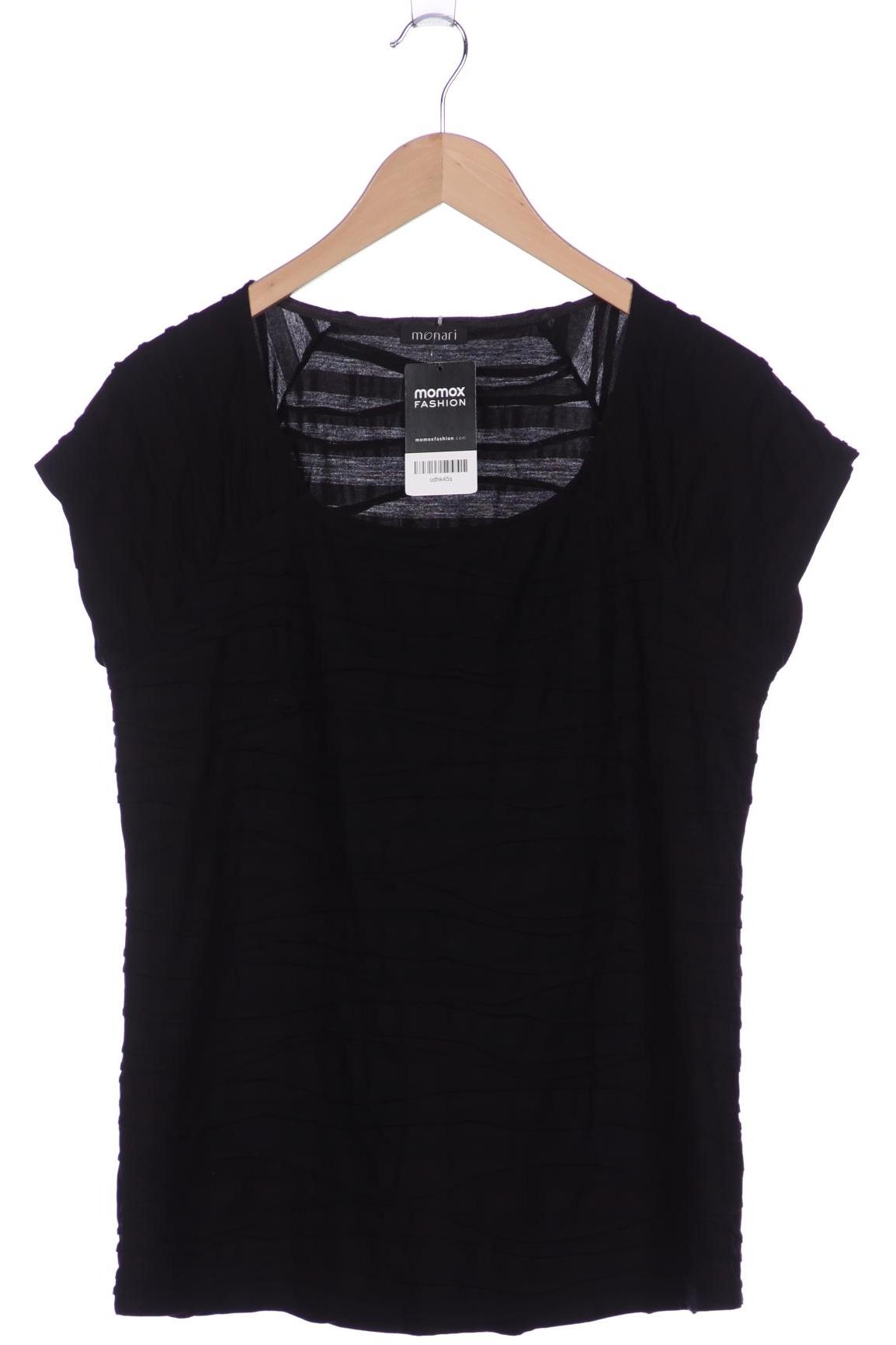 

monari Damen T-Shirt, schwarz, Gr. 44