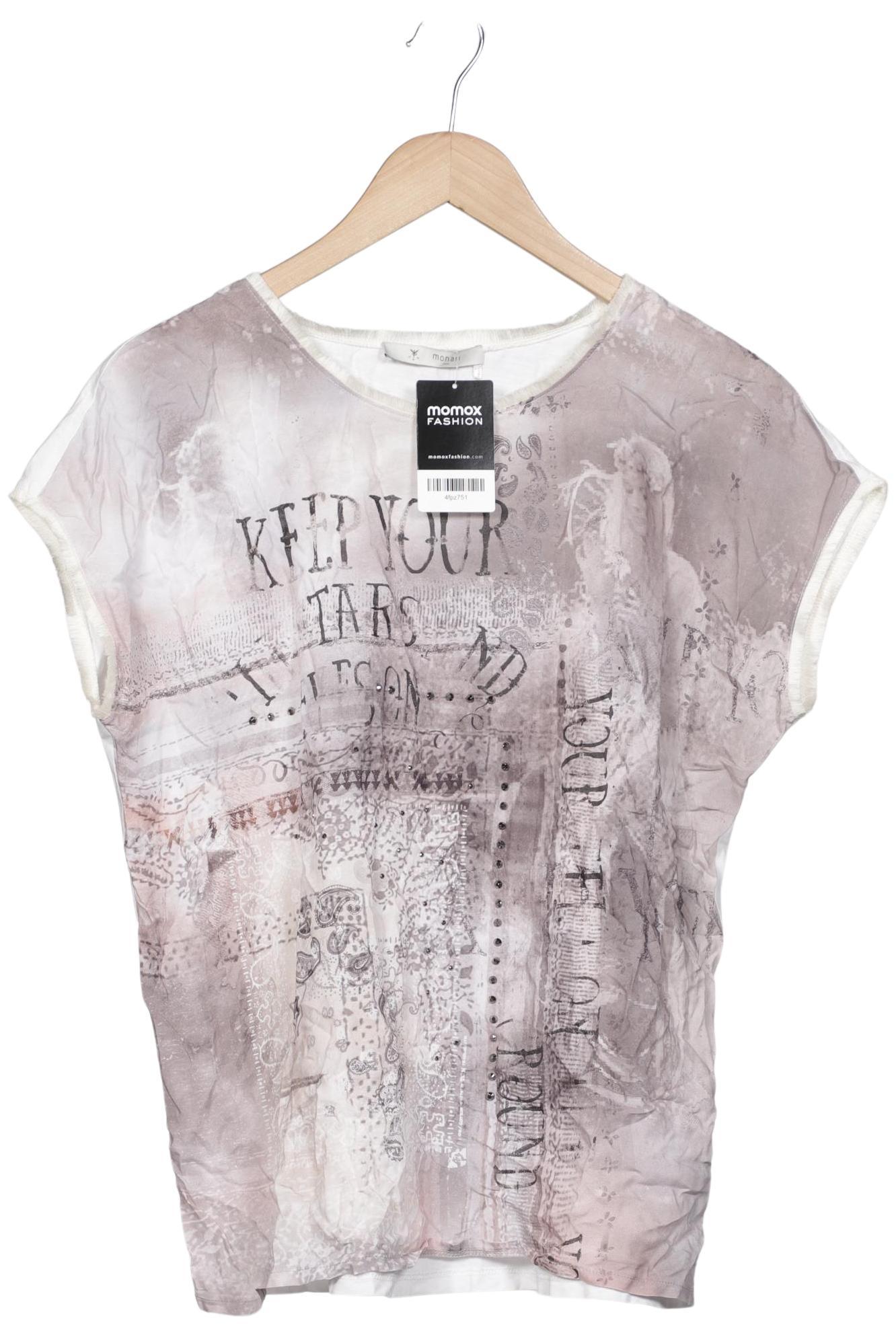 

monari Damen T-Shirt, weiß, Gr. 40