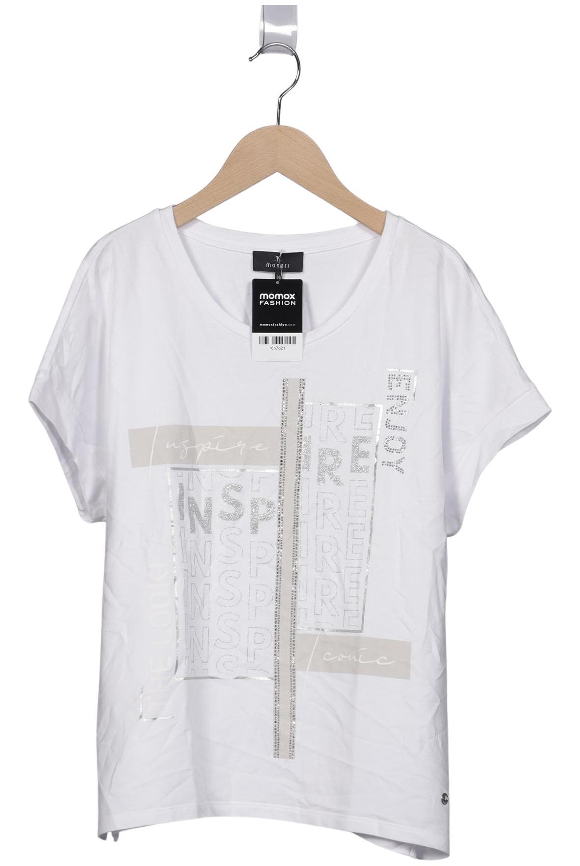 

monari Damen T-Shirt, weiß, Gr. 36