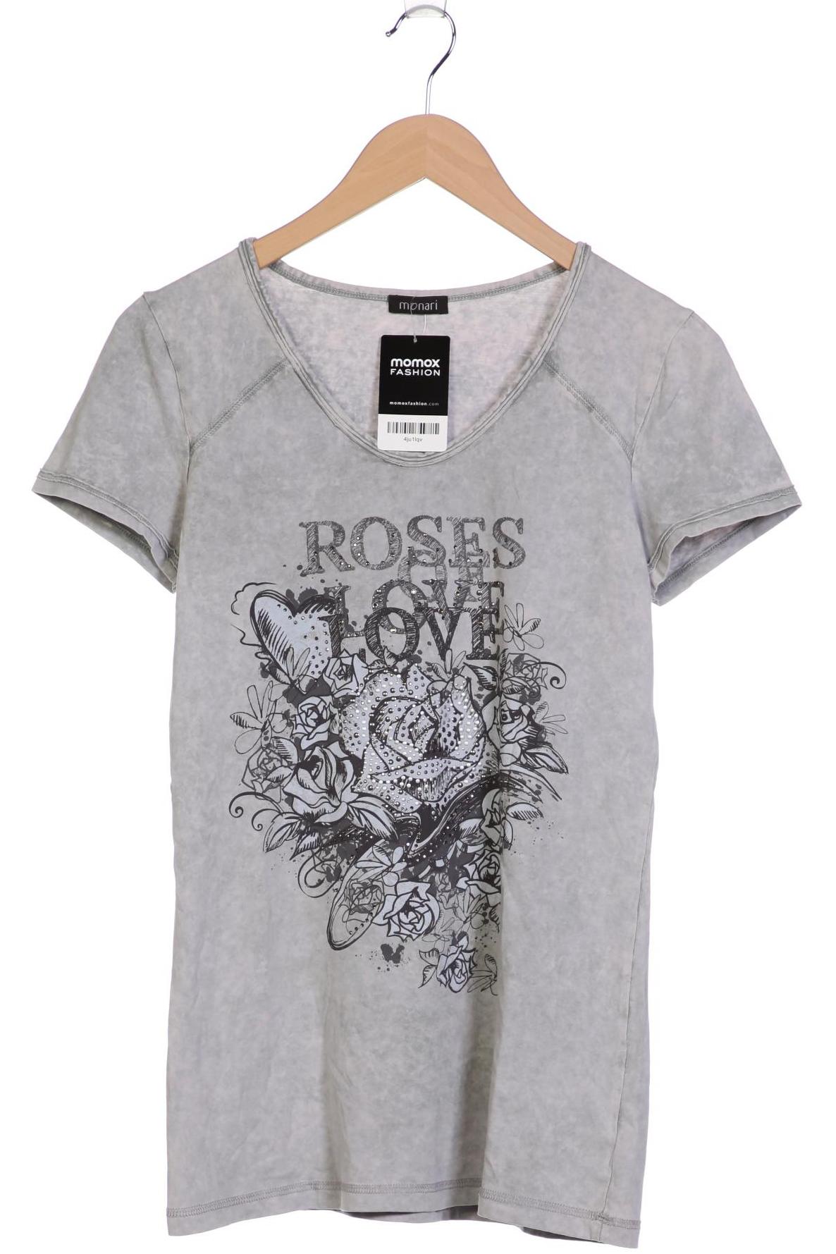 

monari Damen T-Shirt, grau, Gr. 38