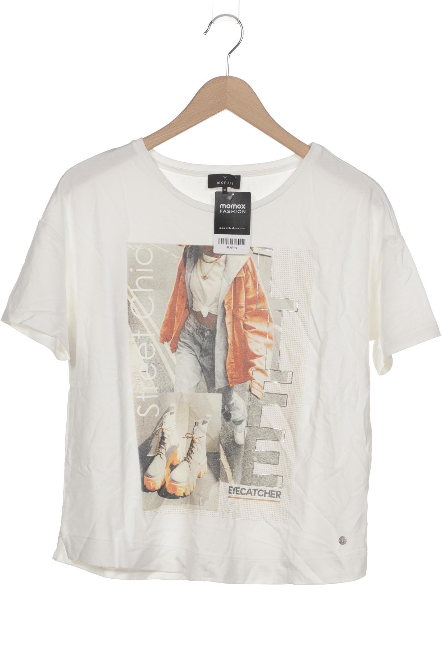 

monari Damen T-Shirt, weiß, Gr. 38