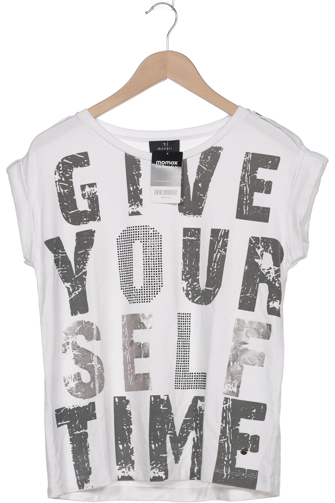 

monari Damen T-Shirt, weiß, Gr. 38