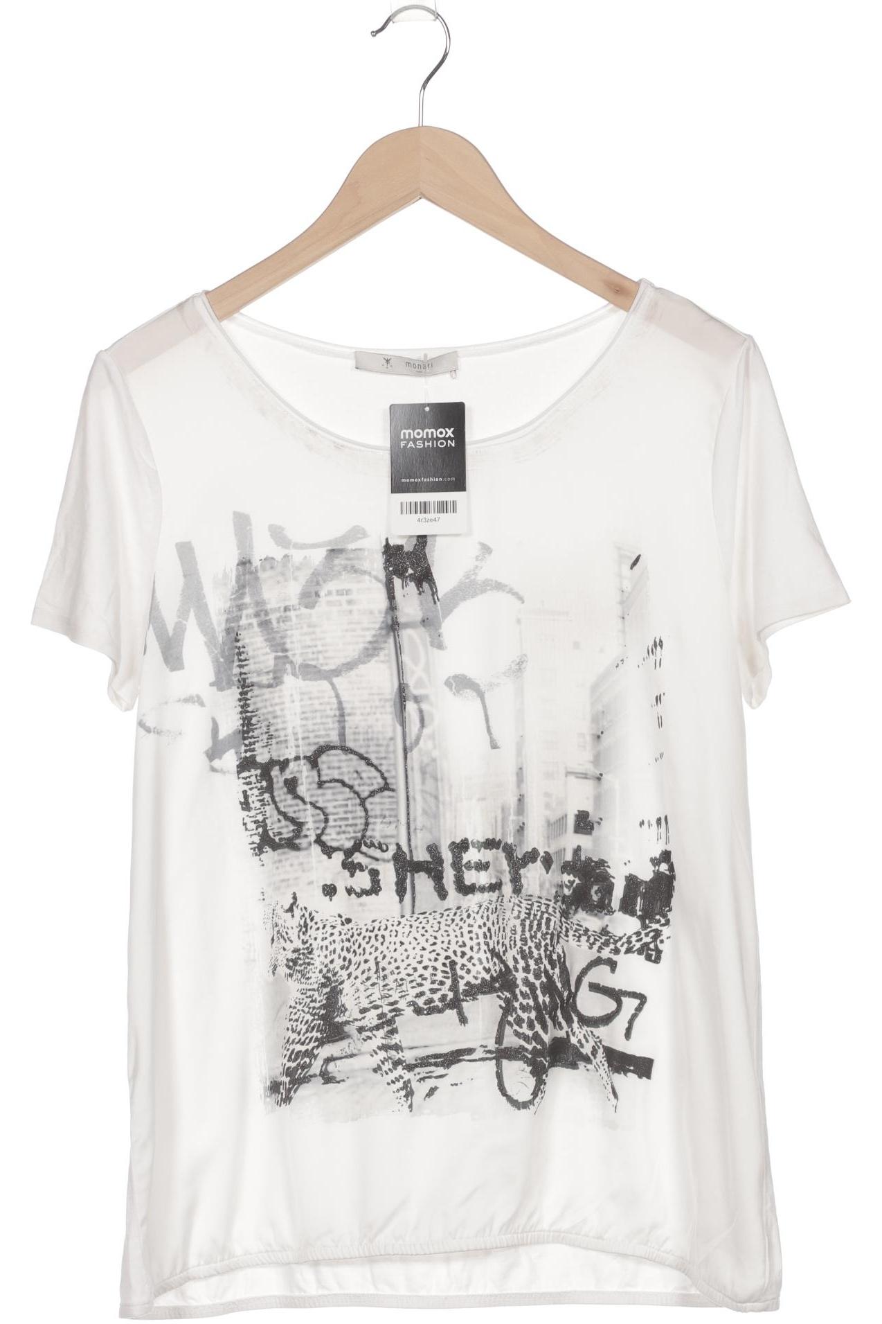 

monari Damen T-Shirt, weiß, Gr. 42