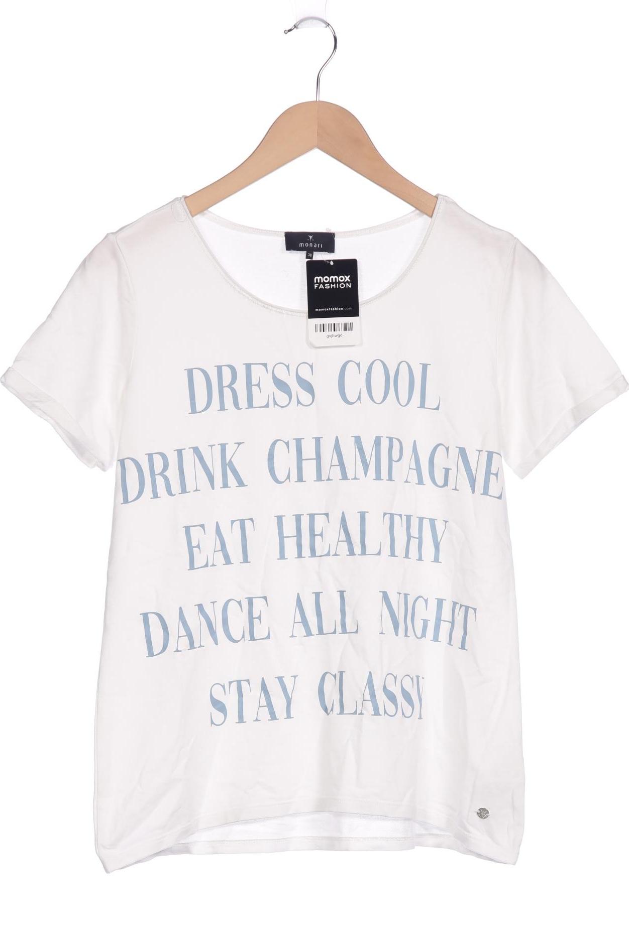 

monari Damen T-Shirt, weiß, Gr. 38