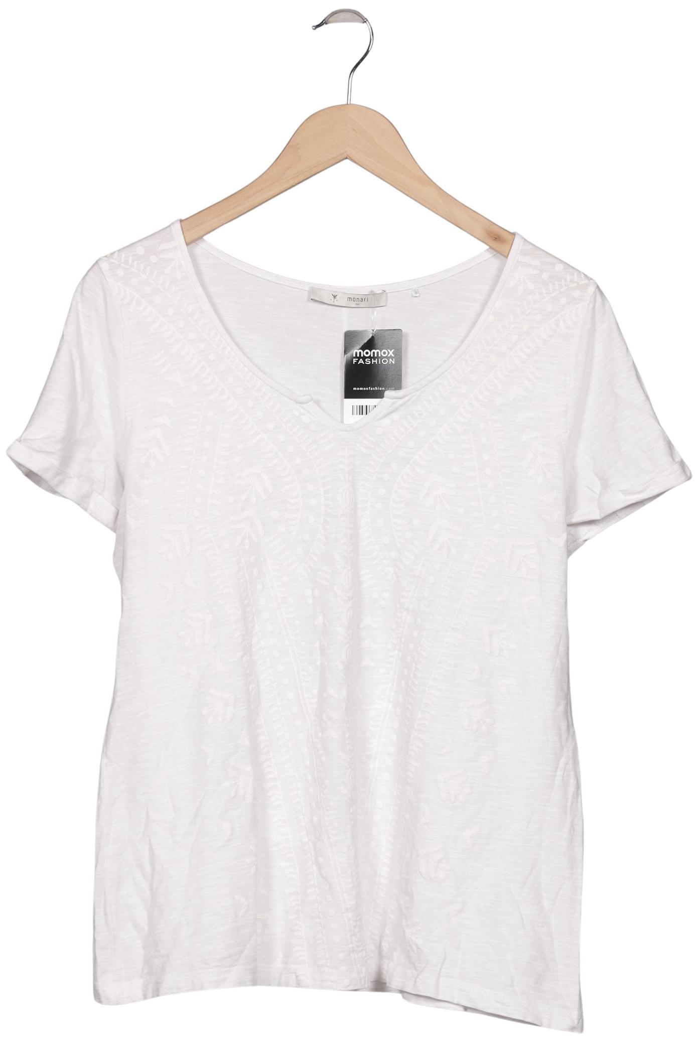 

monari Damen T-Shirt, weiß, Gr. 42