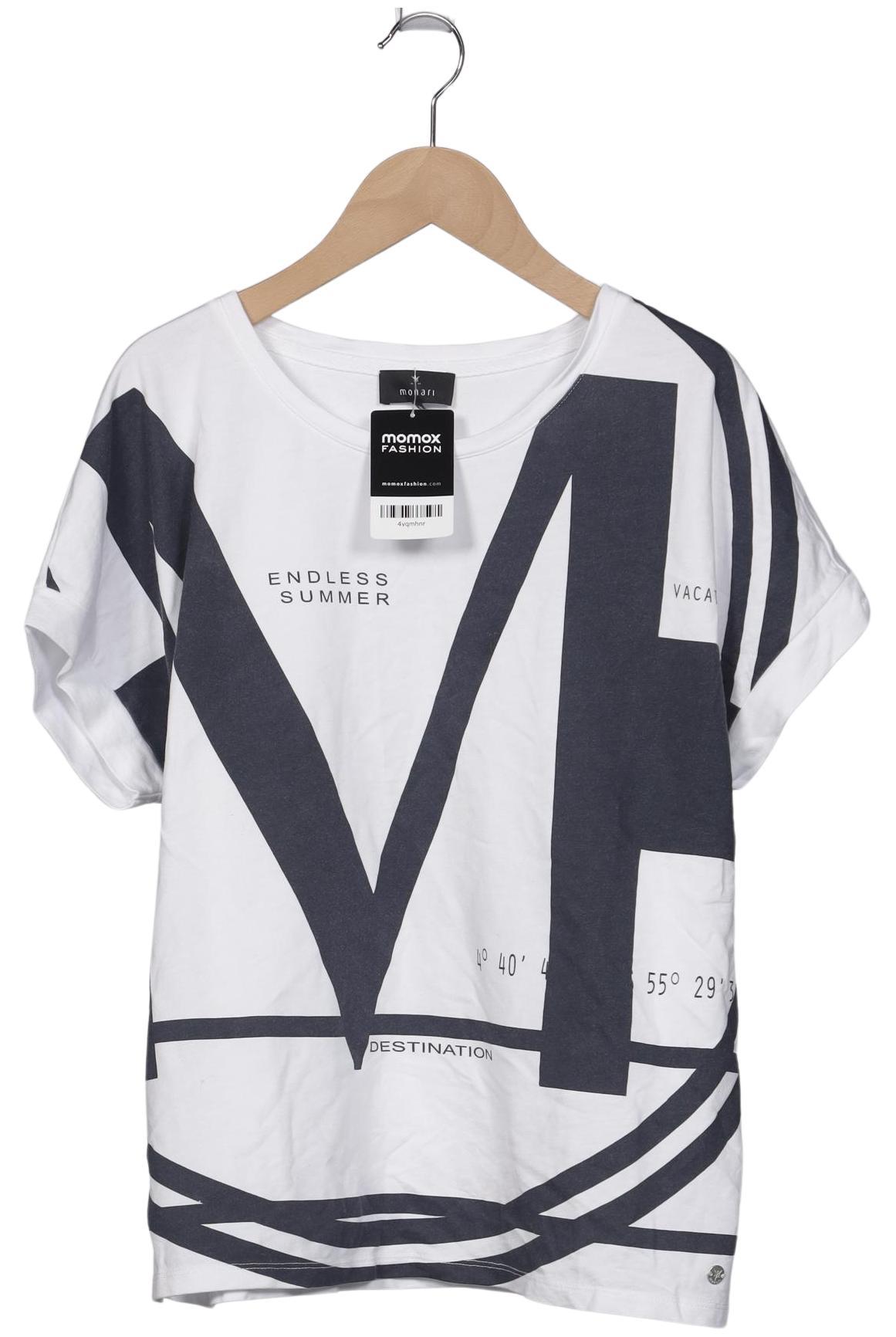 

monari Damen T-Shirt, weiß, Gr. 38