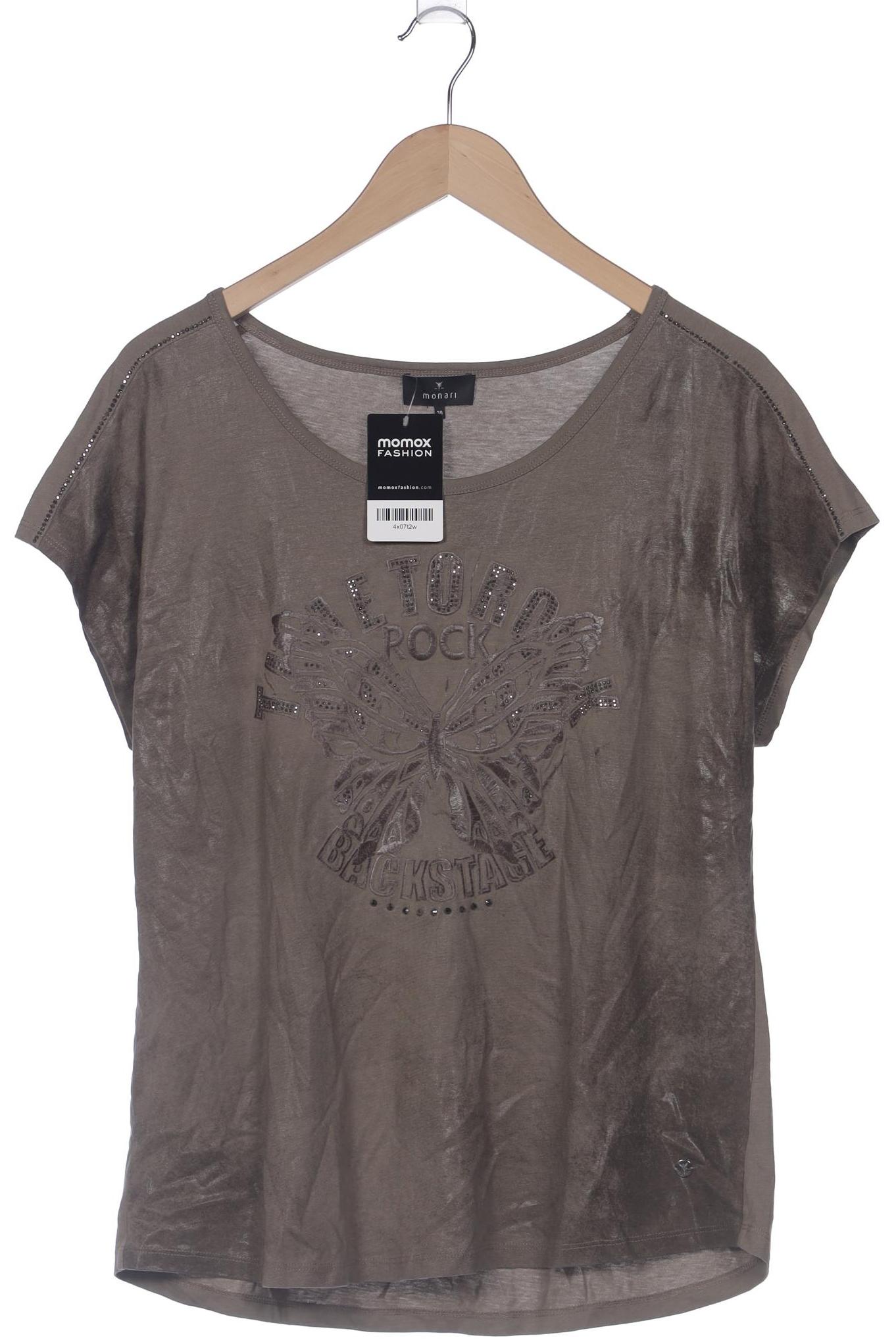 

monari Damen T-Shirt, braun, Gr. 38
