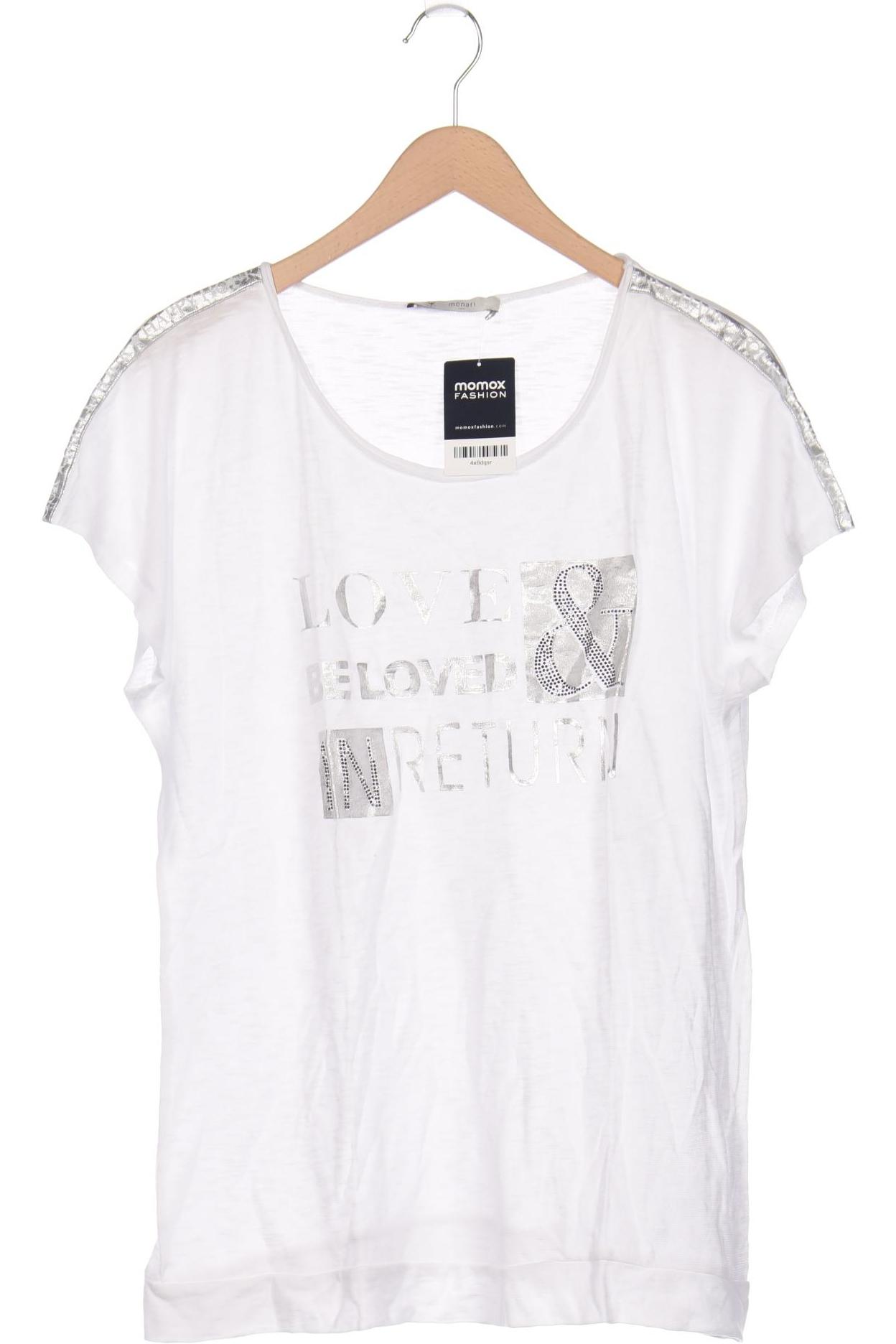 

monari Damen T-Shirt, weiß, Gr. 44