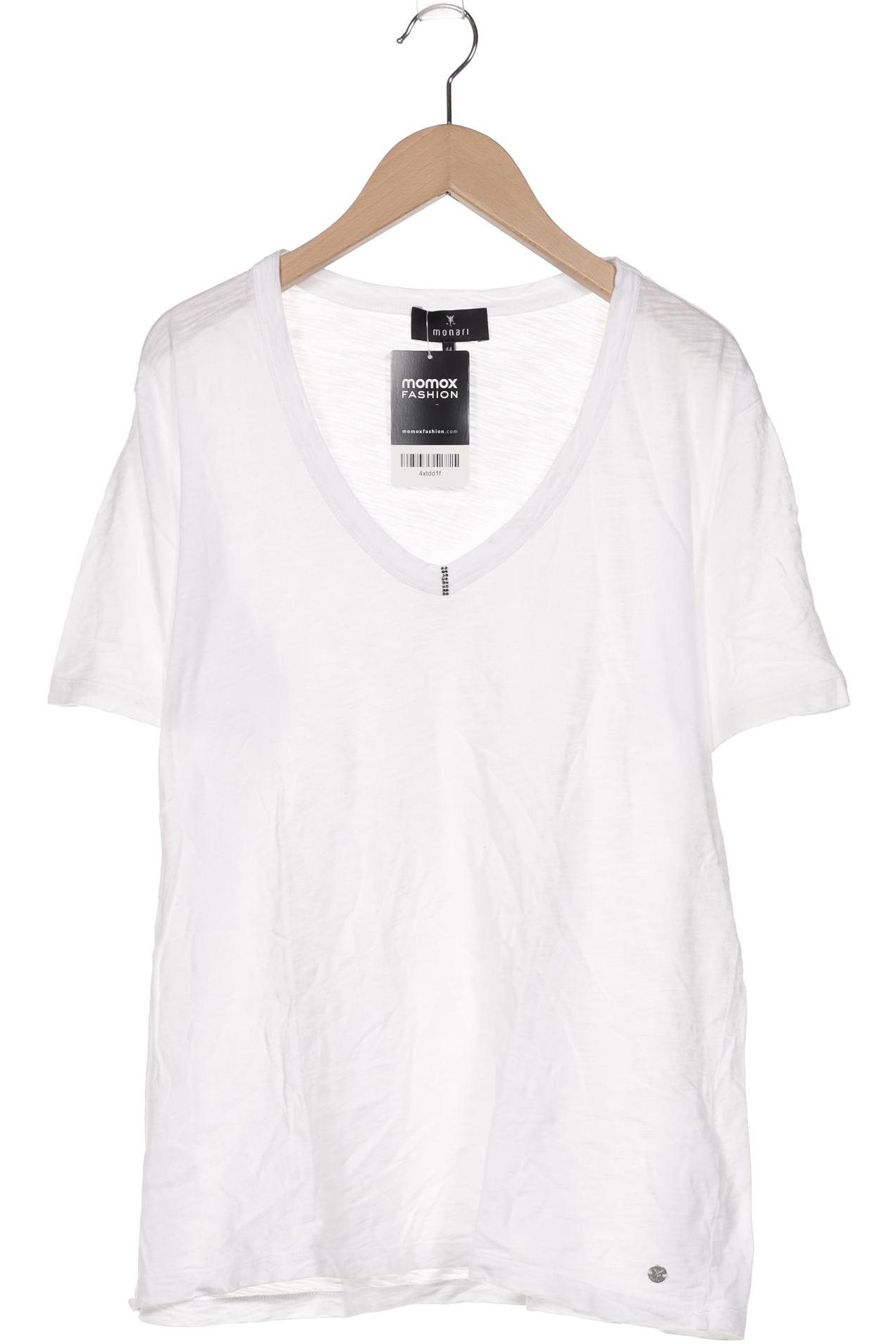 

monari Damen T-Shirt, weiß