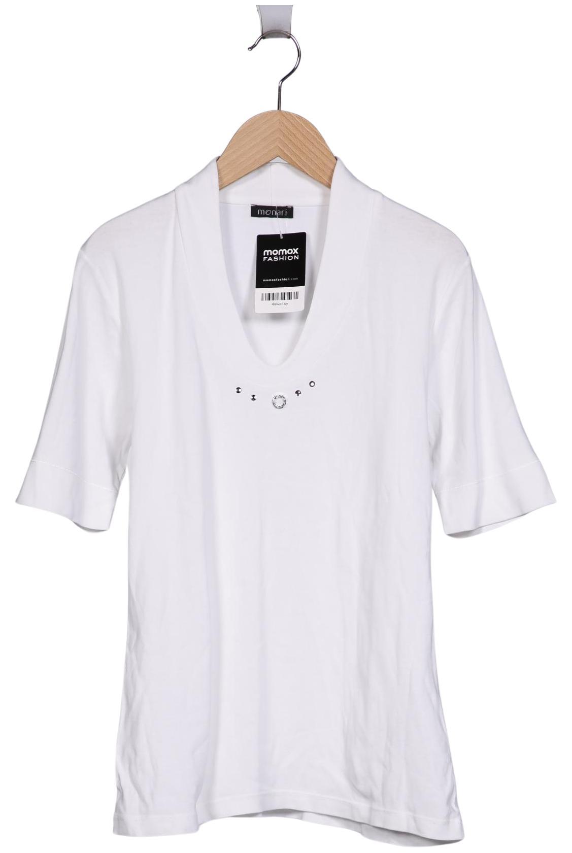 

monari Damen T-Shirt, weiß, Gr. 40