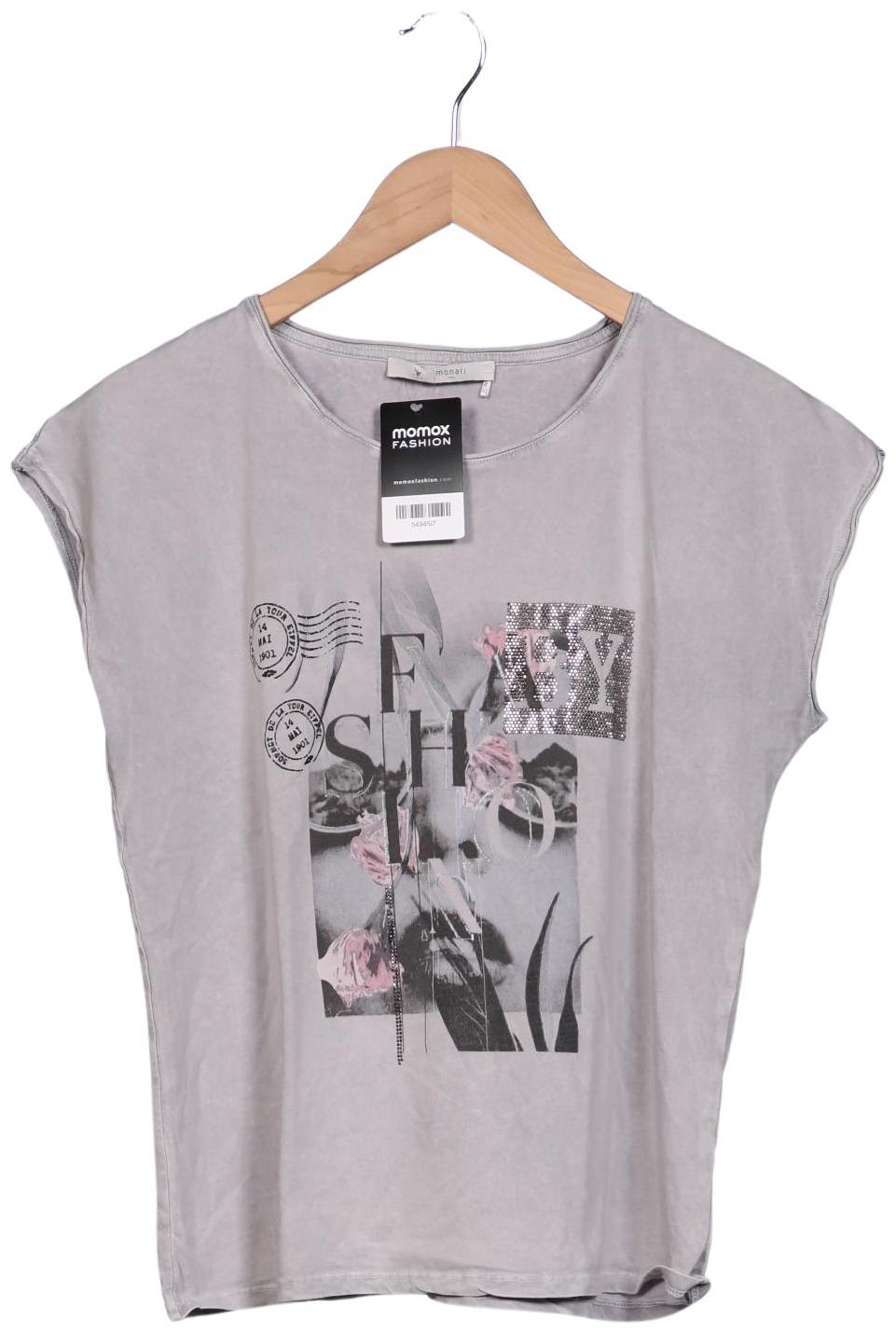 

monari Damen T-Shirt, grau, Gr. 38