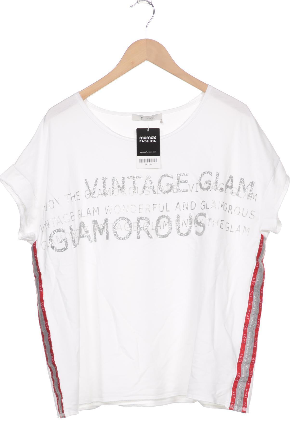 

monari Damen T-Shirt, weiß