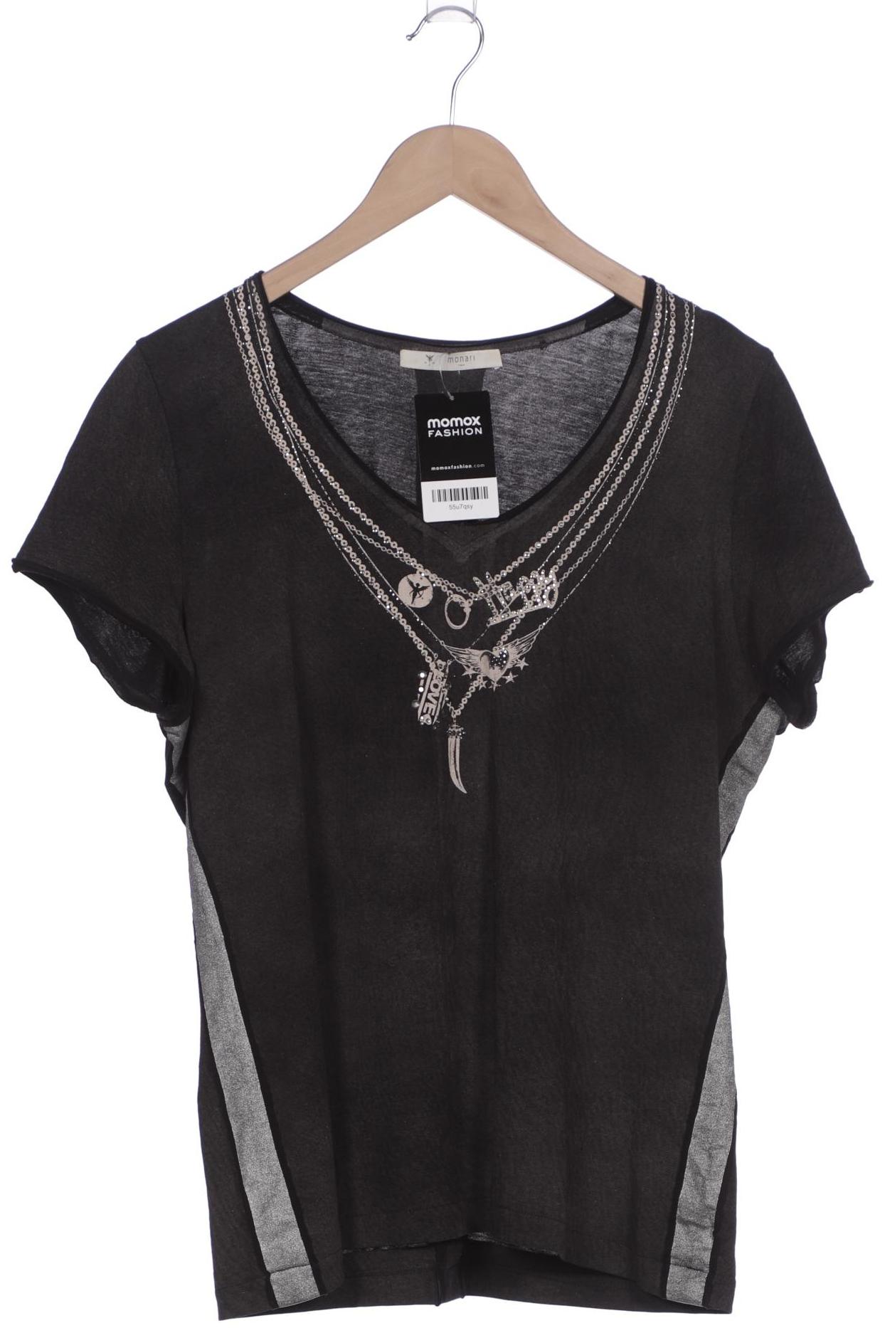 

monari Damen T-Shirt, schwarz, Gr. 42