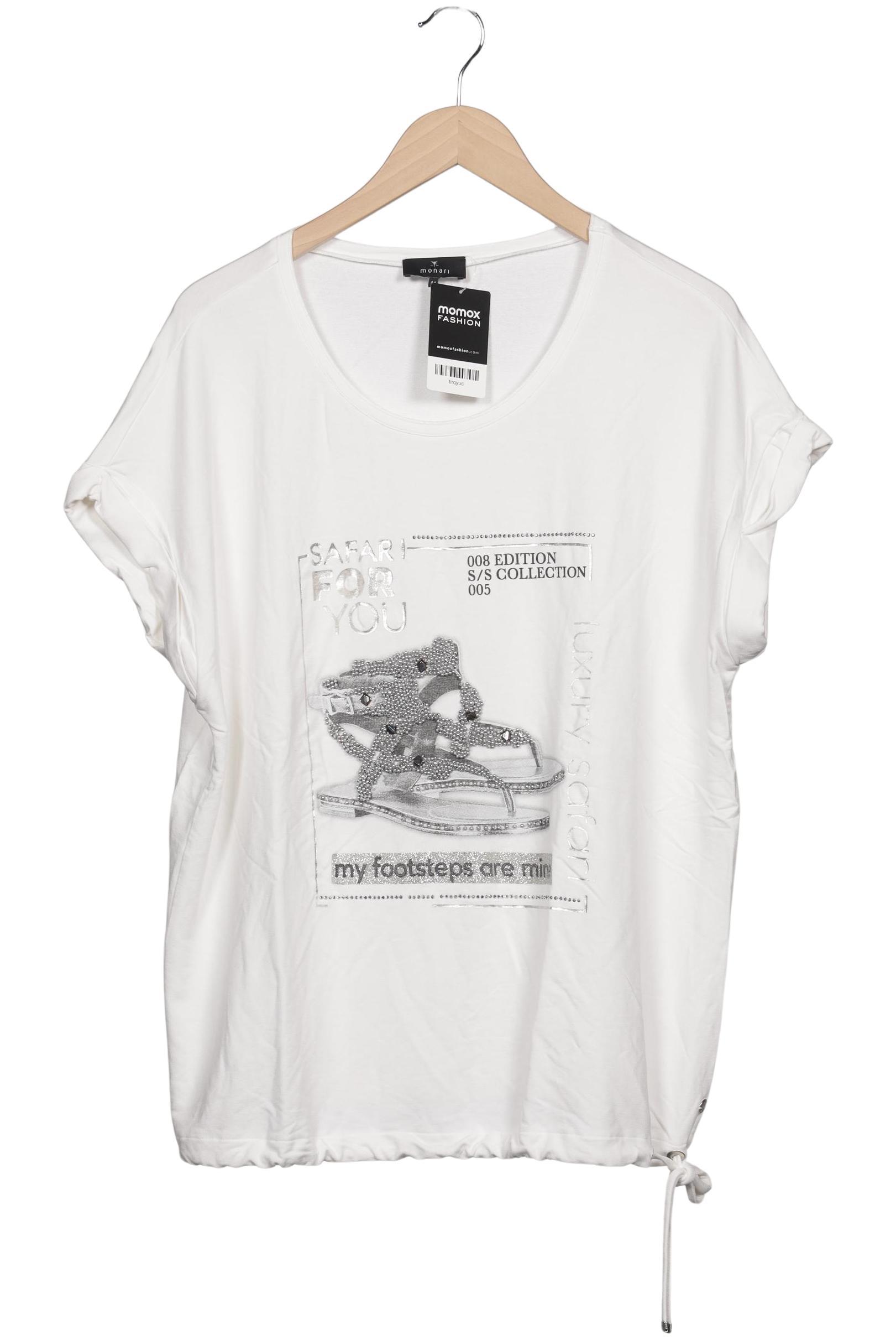 

monari Damen T-Shirt, weiß, Gr. 44