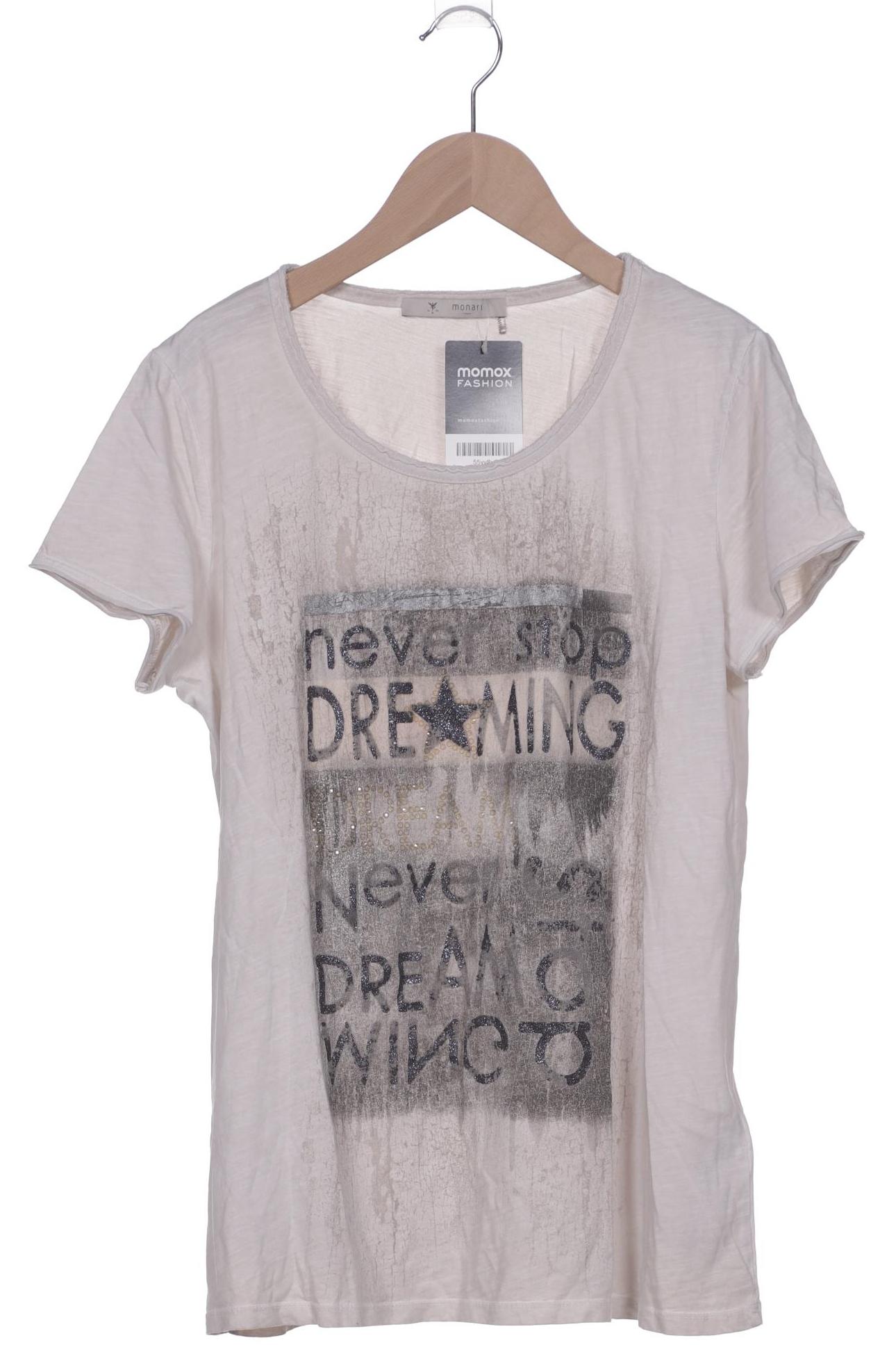 

monari Damen T-Shirt, beige, Gr. 40
