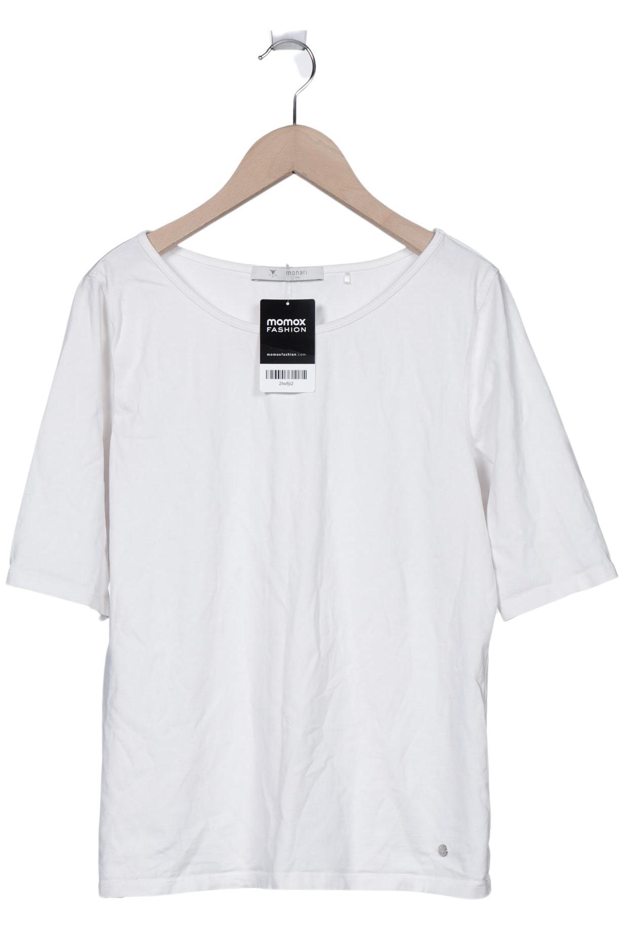 

monari Damen T-Shirt, cremeweiß, Gr. 42