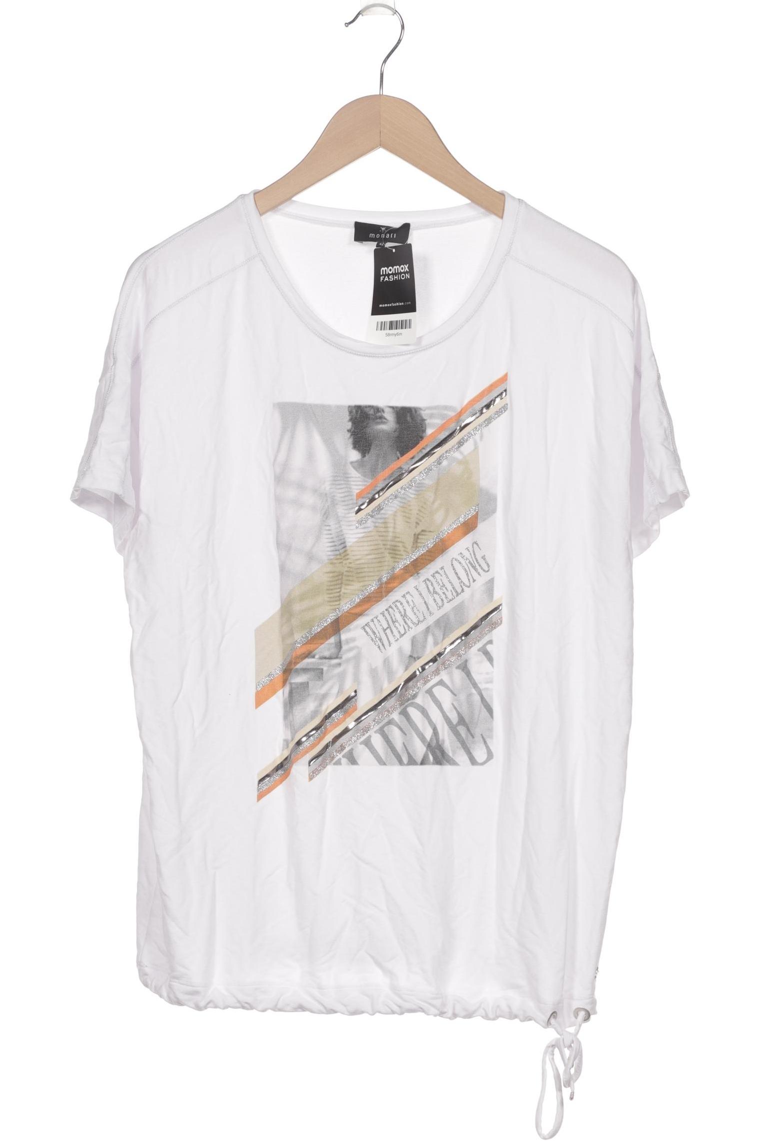

monari Damen T-Shirt, weiß, Gr. 42