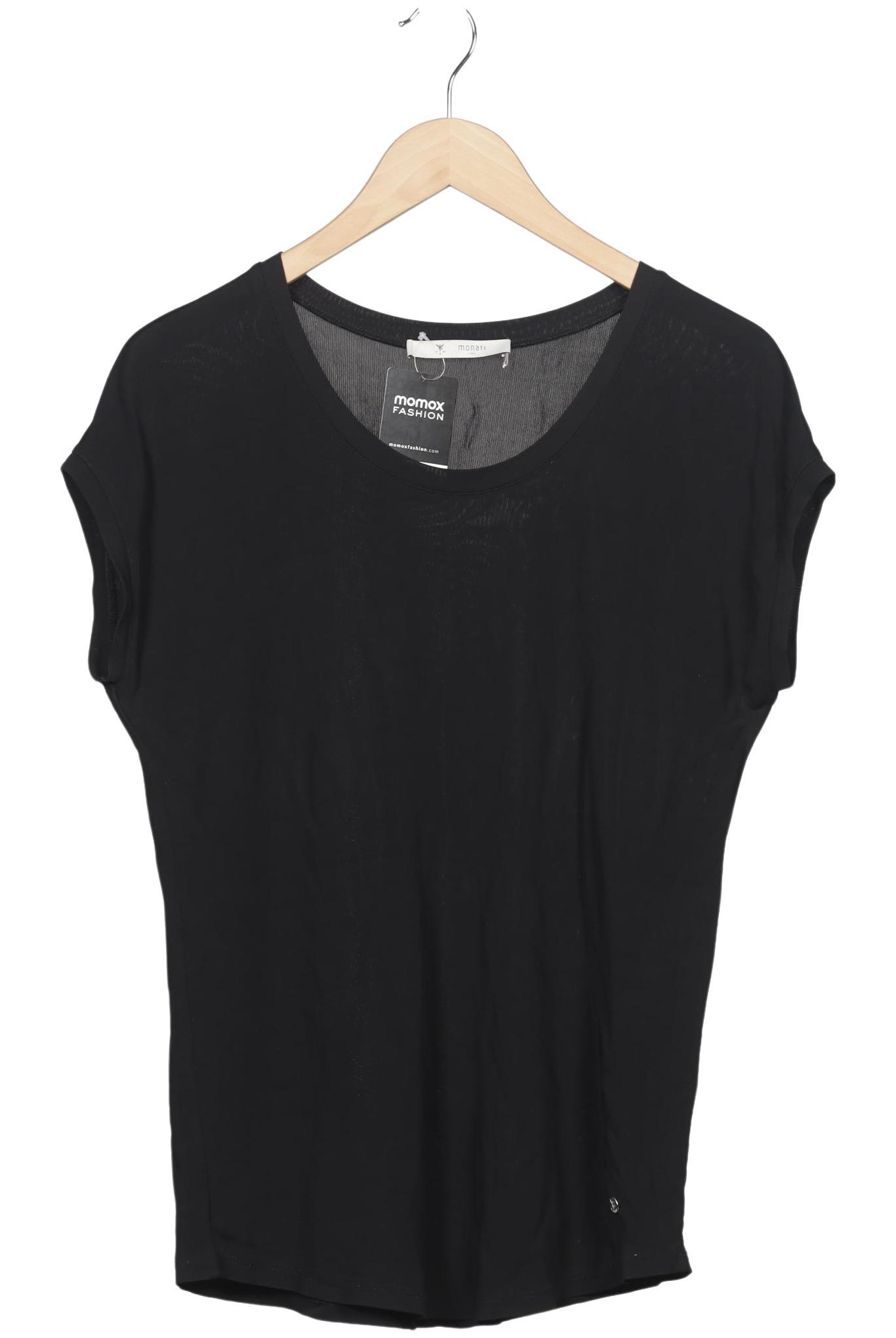 

monari Damen T-Shirt, schwarz, Gr. 38