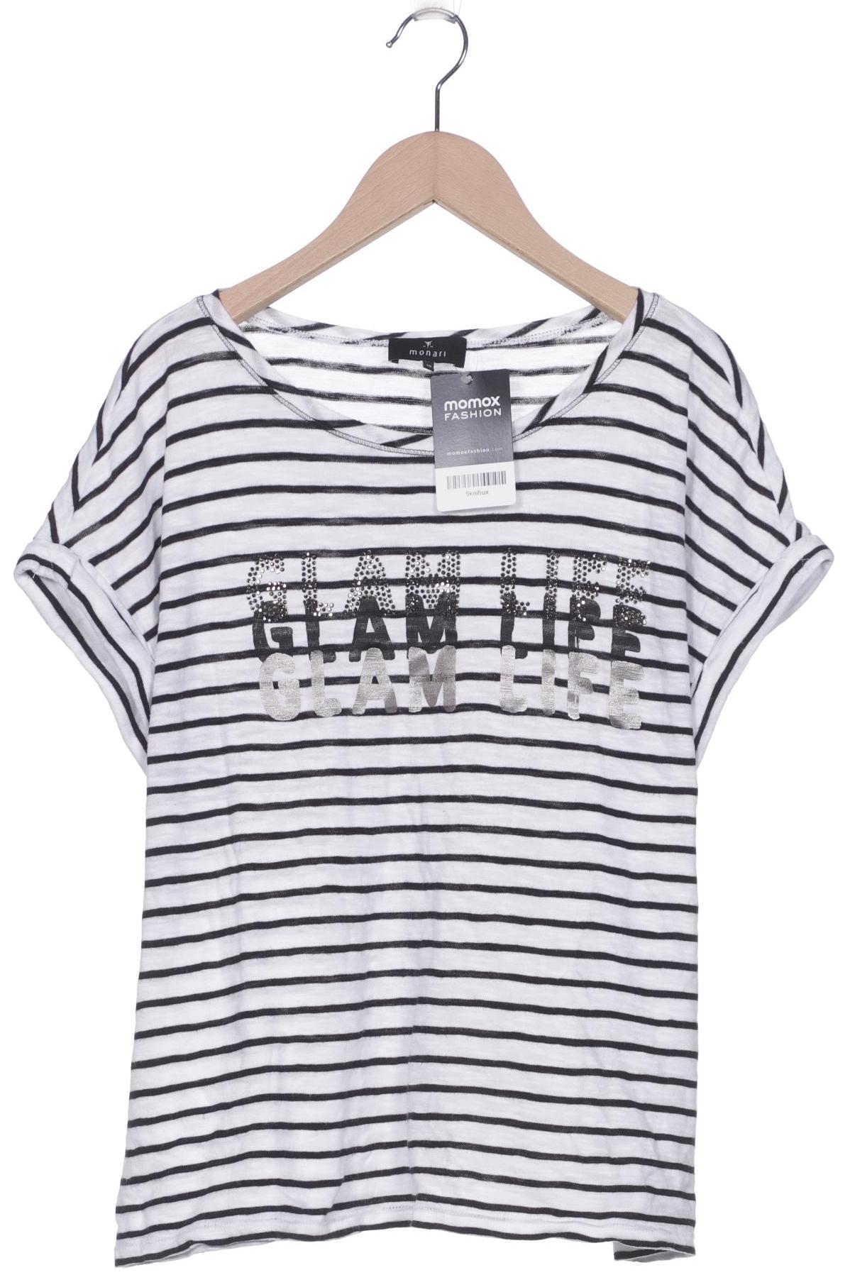 

monari Damen T-Shirt, weiß