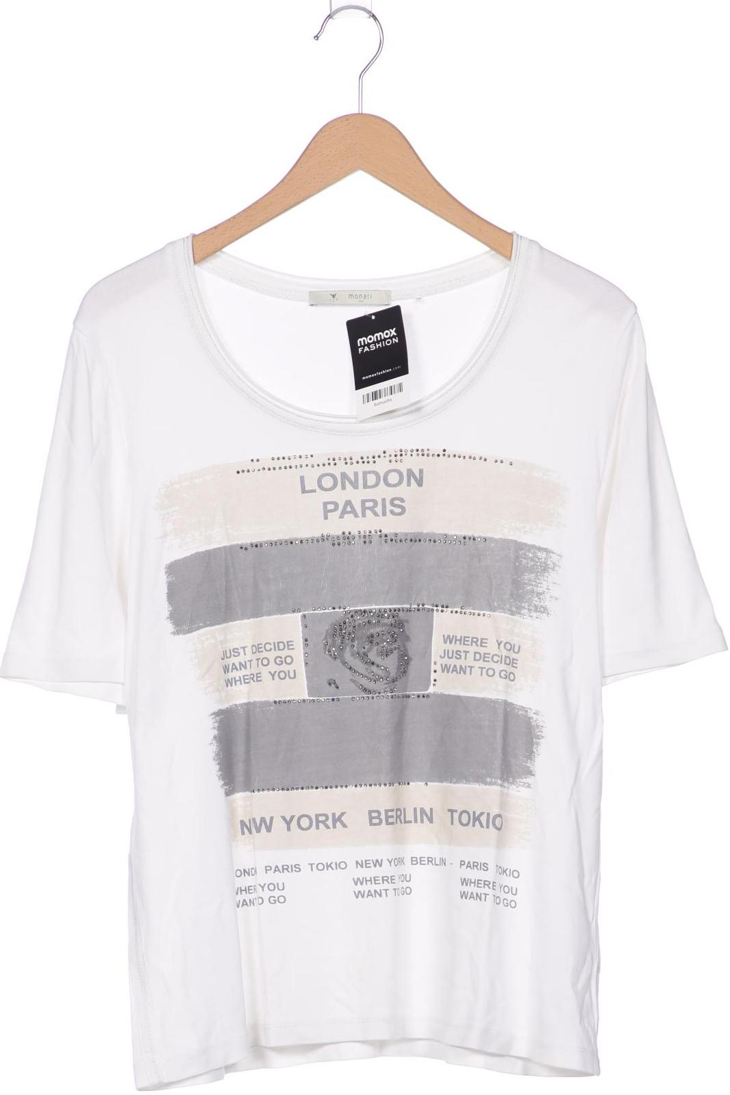 

monari Damen T-Shirt, weiß, Gr. 44