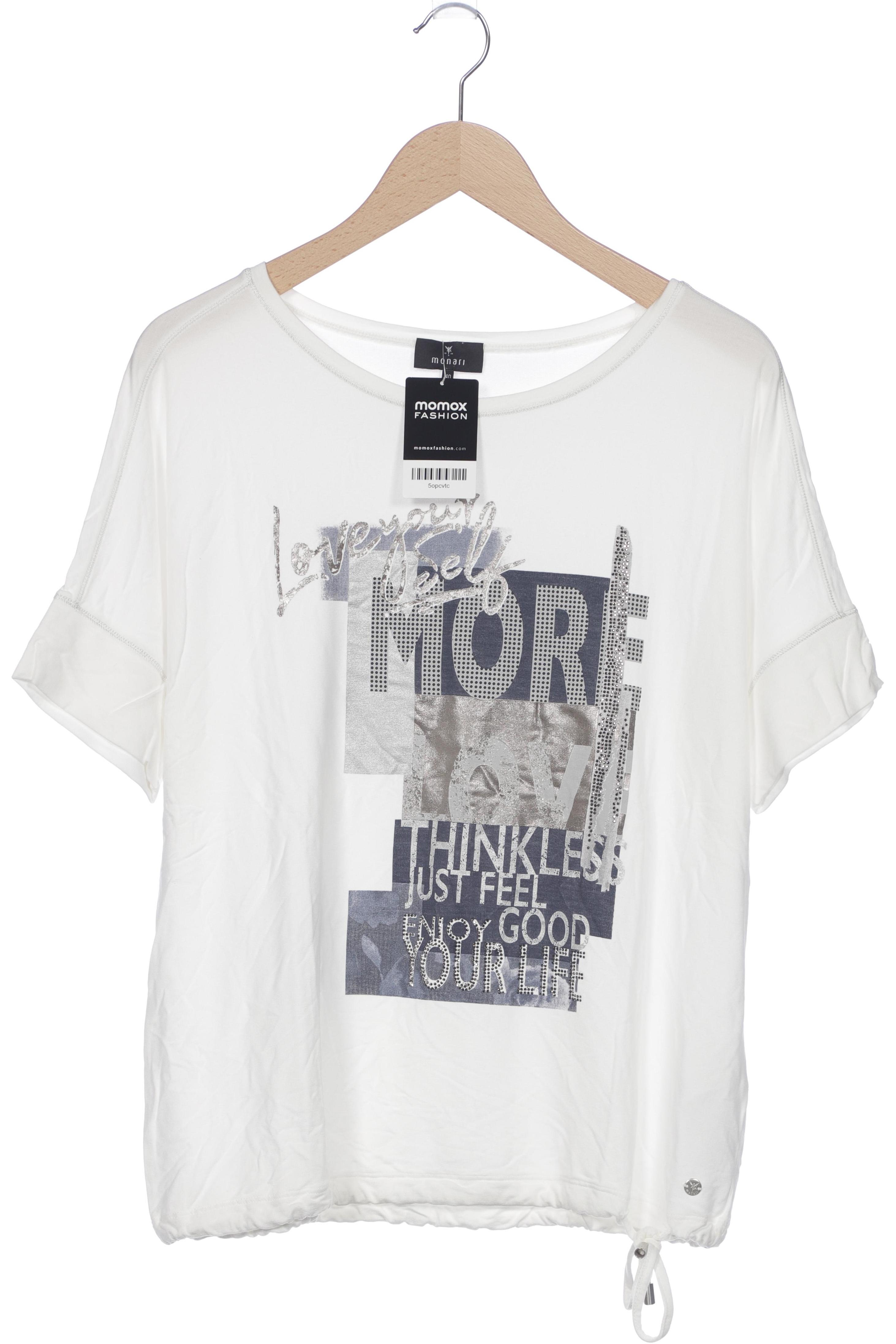 

monari Damen T-Shirt, weiß, Gr. 40