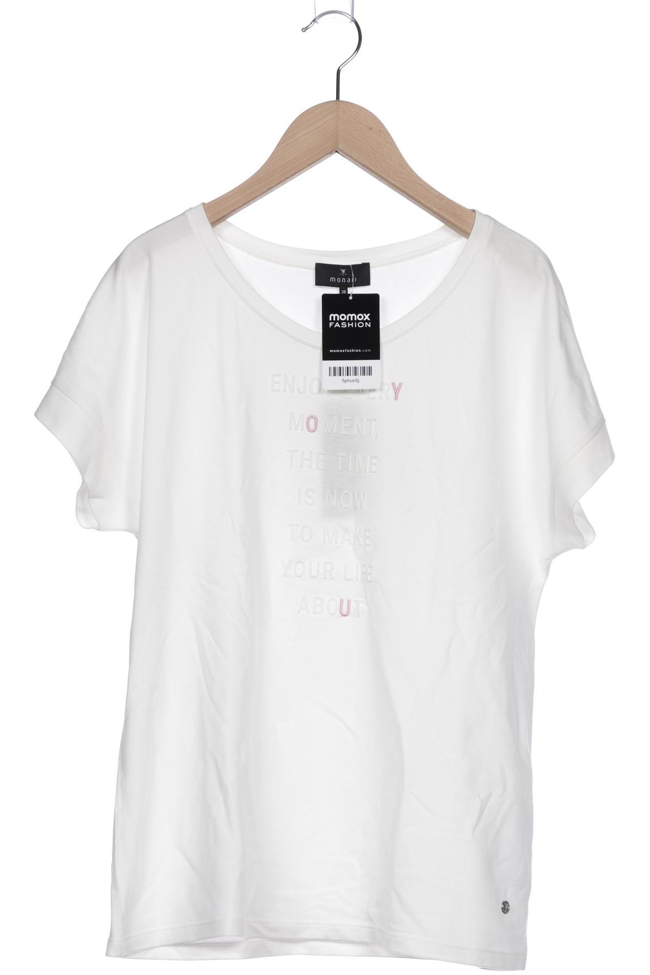 

monari Damen T-Shirt, weiß, Gr. 38