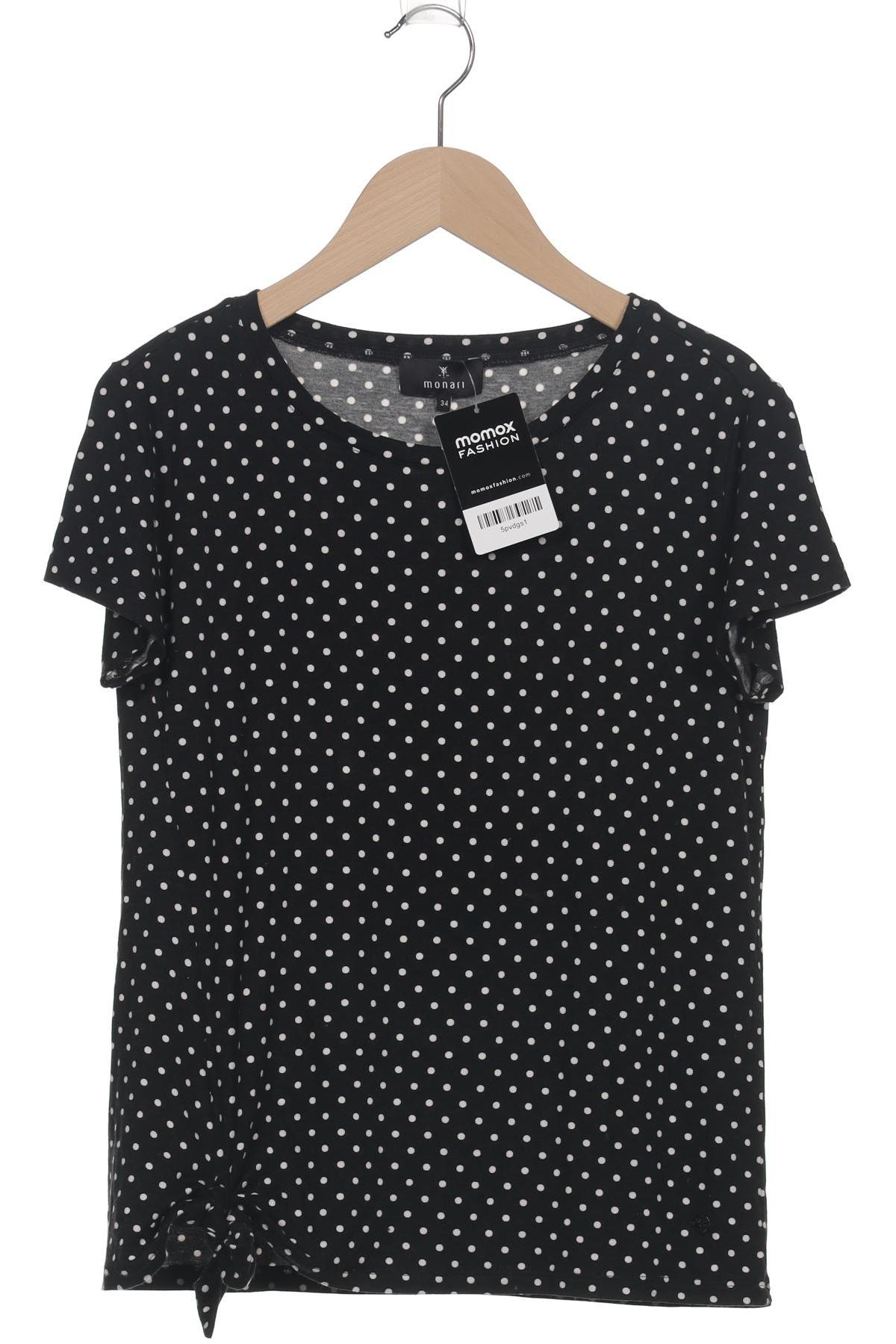 

monari Damen T-Shirt, schwarz, Gr. 34