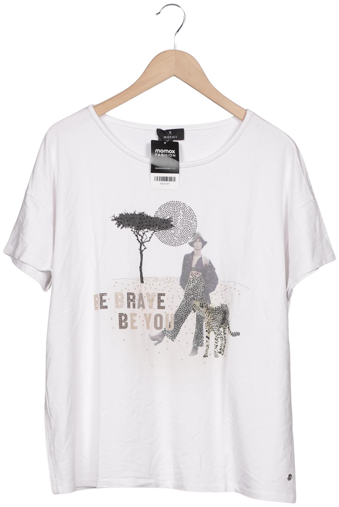 

monari Damen T-Shirt, weiß, Gr. 44