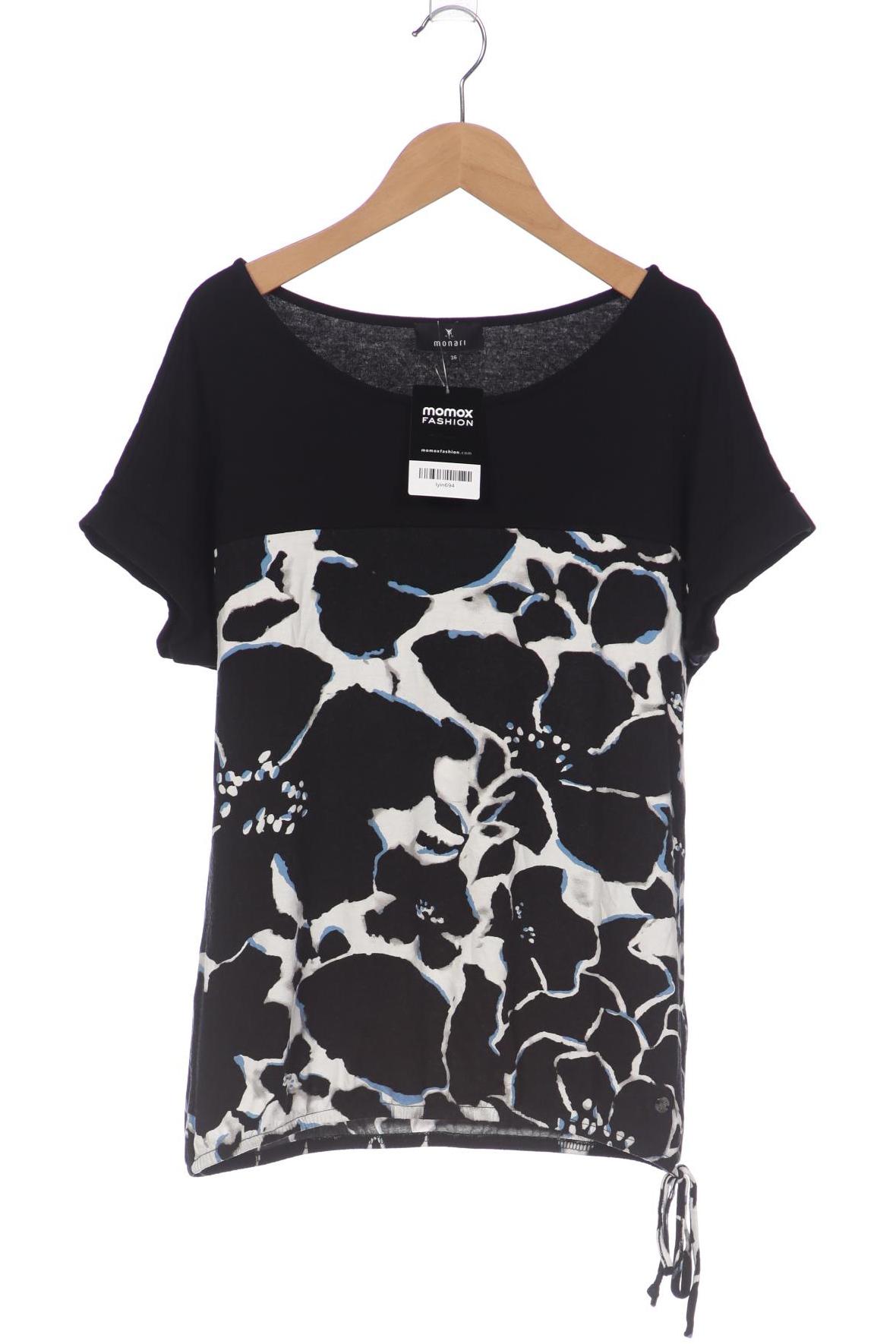 

monari Damen T-Shirt, schwarz, Gr. 36
