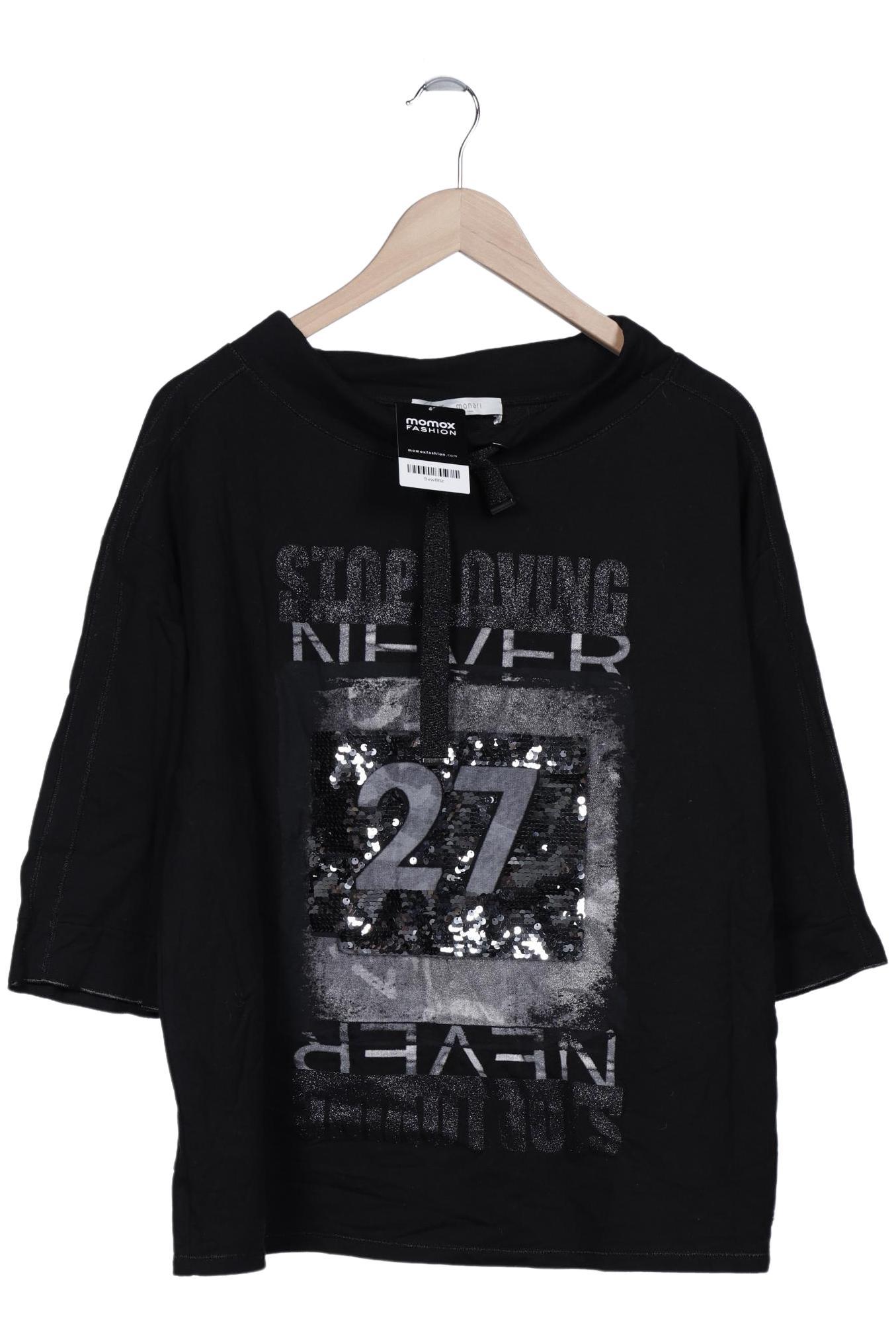 

monari Damen T-Shirt, schwarz, Gr. 44