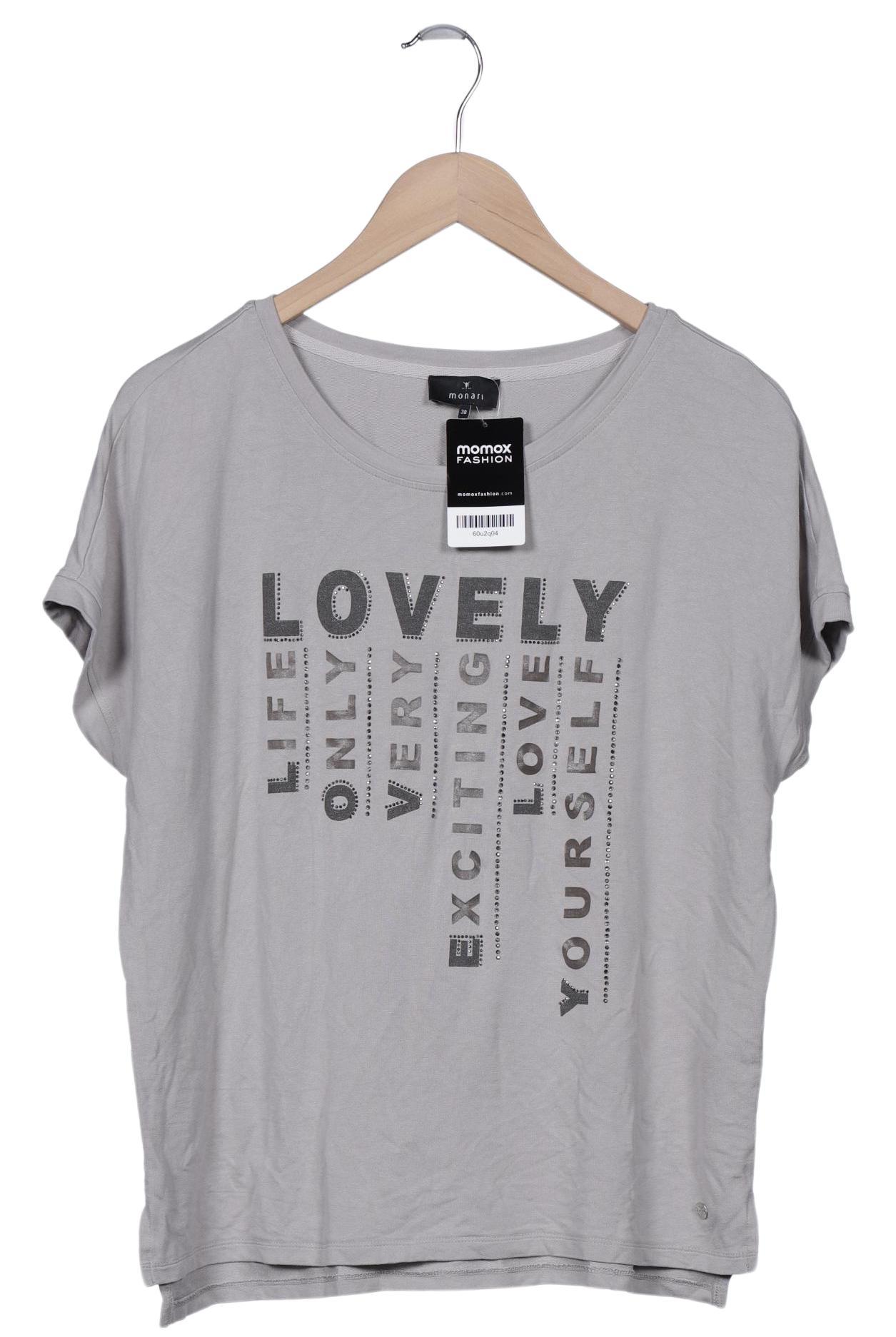 

monari Damen T-Shirt, grau, Gr. 38