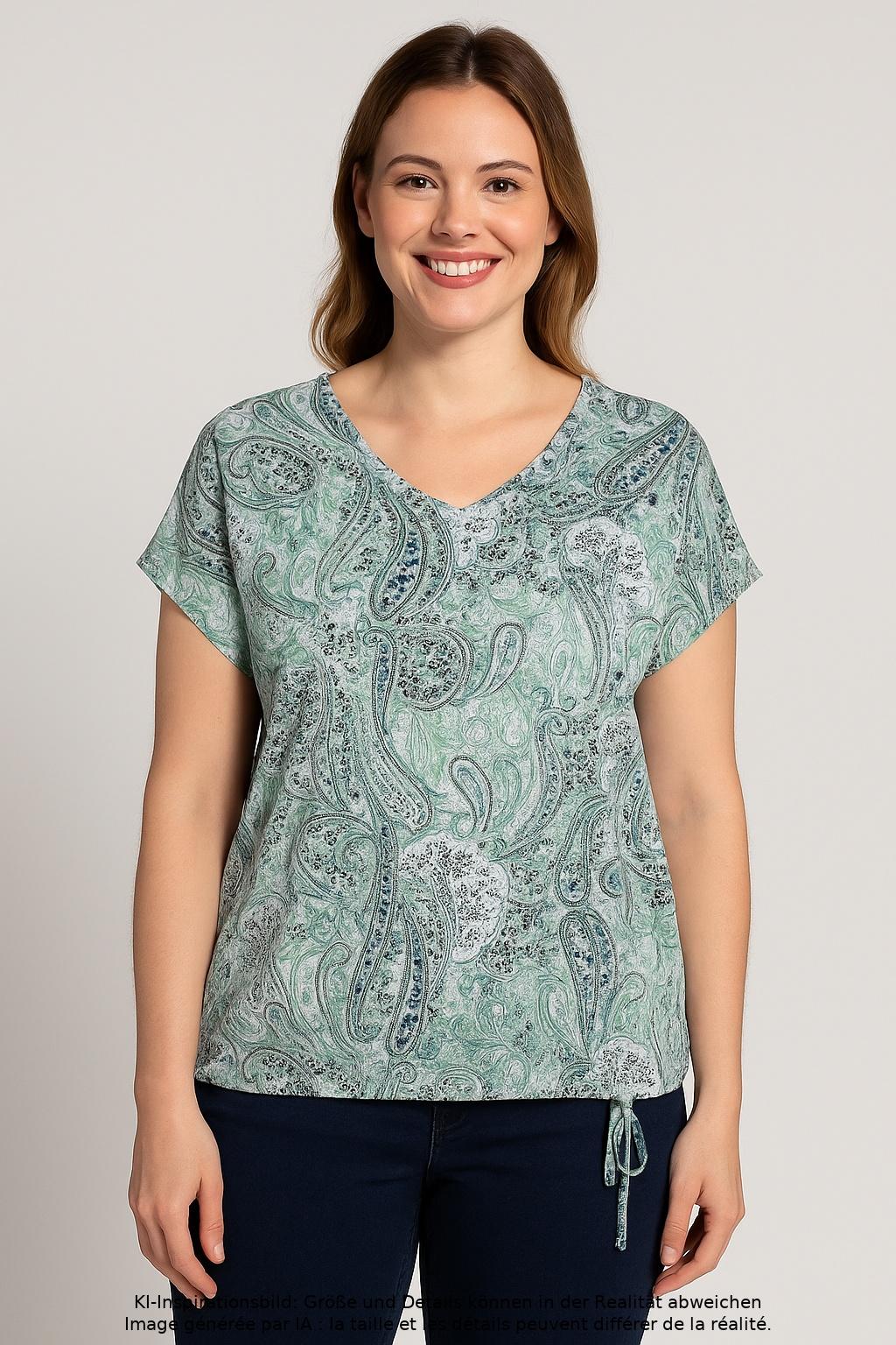 

monari Damen T-Shirt, hellgrün, Gr. 44