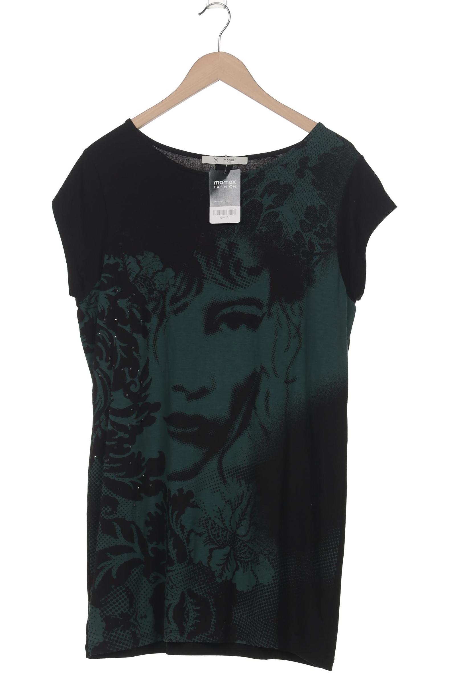 

monari Damen T-Shirt, schwarz, Gr. 46