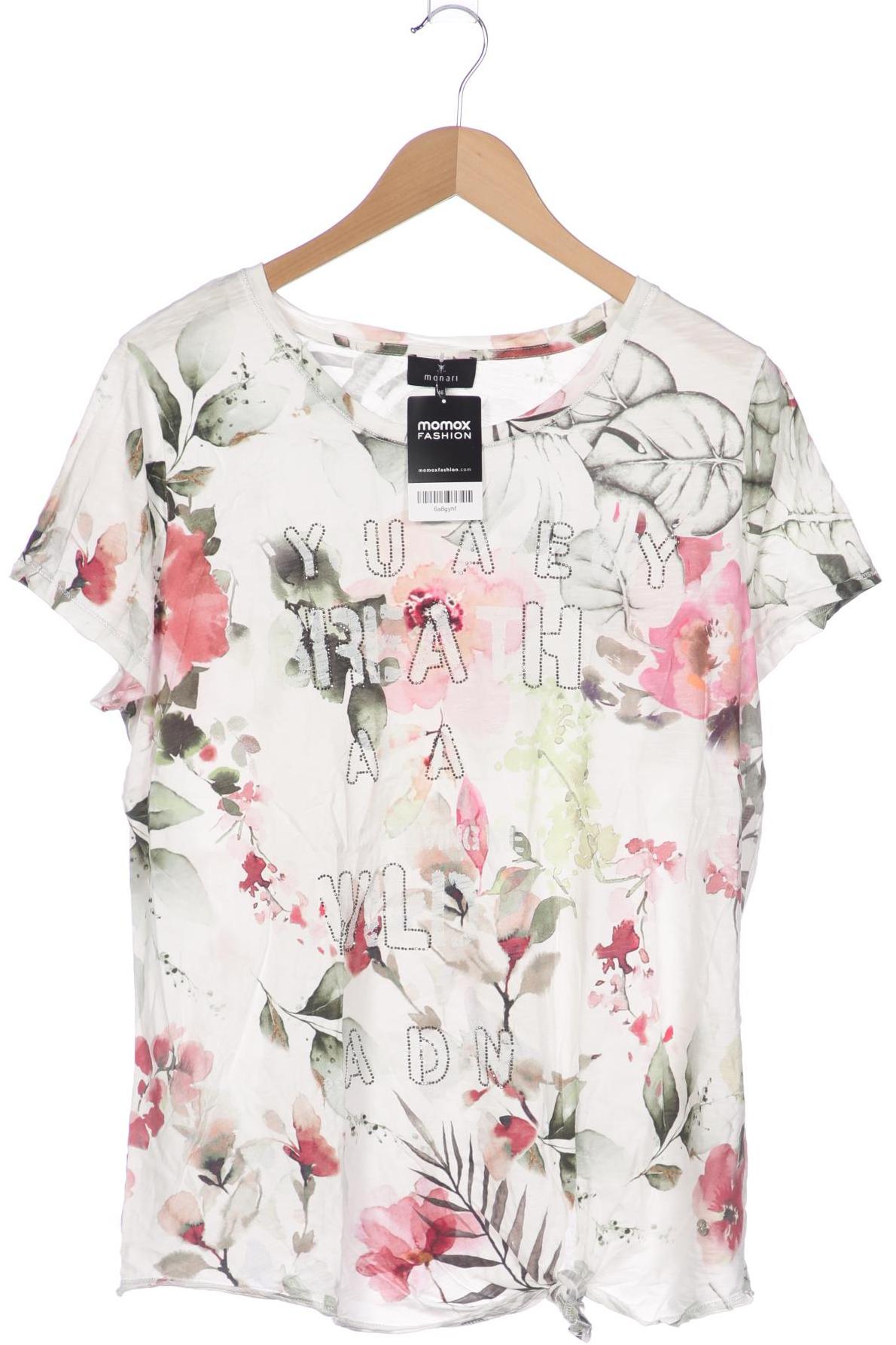 

monari Damen T-Shirt, weiß, Gr. 46