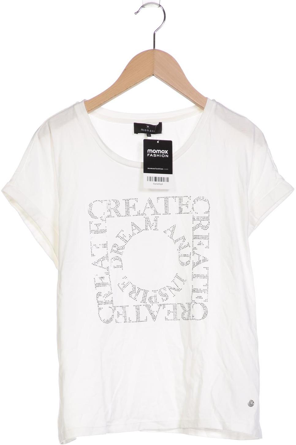 

monari Damen T-Shirt, weiß, Gr. 36