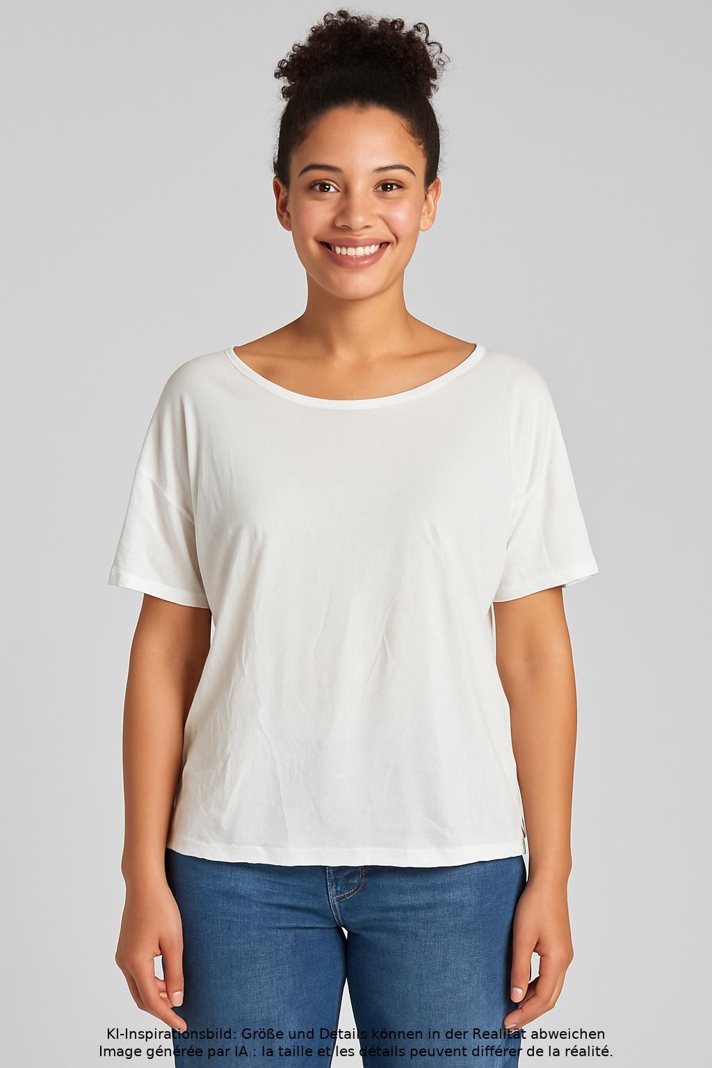 

monari Damen T-Shirt, weiß, Gr. 42