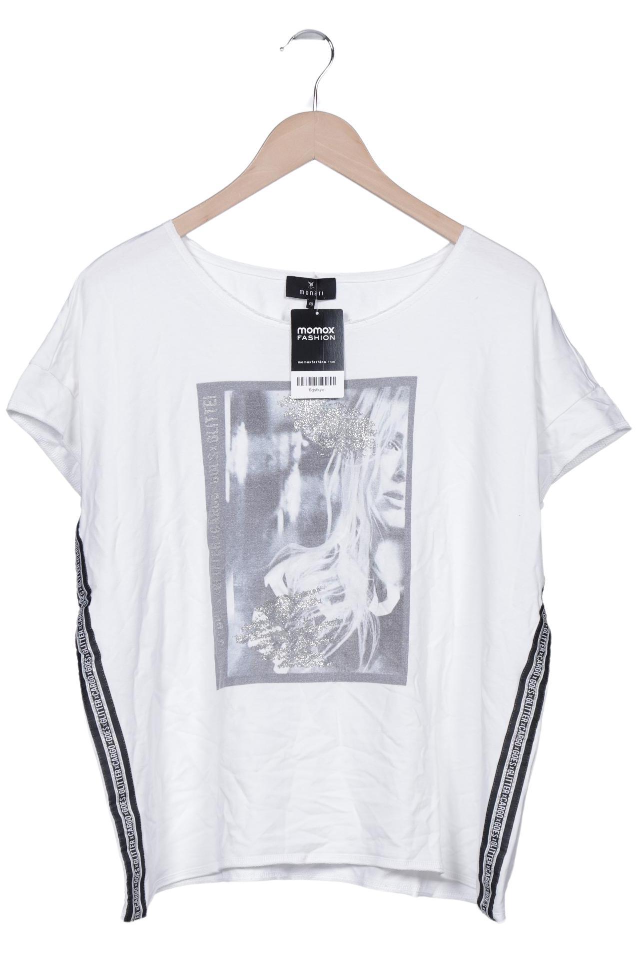 

monari Damen T-Shirt, weiß, Gr. 40