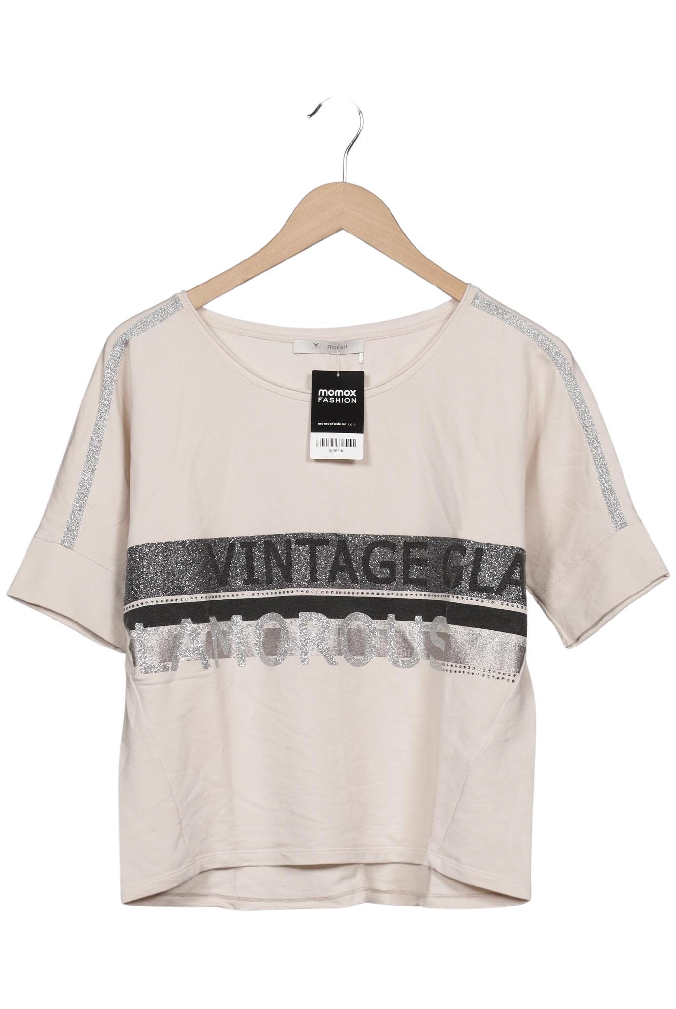 

monari Damen T-Shirt, beige, Gr. 36