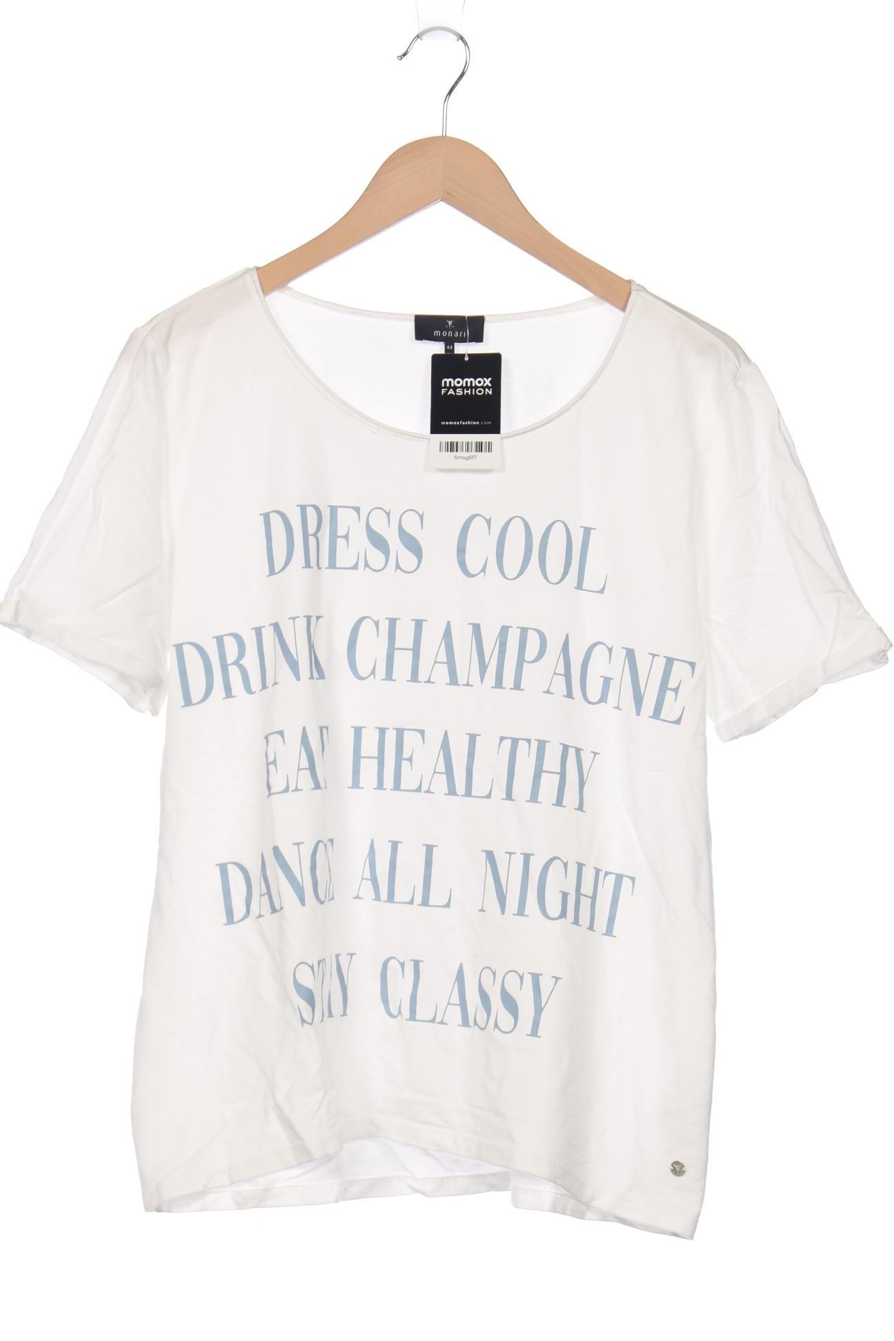 

monari Damen T-Shirt, weiß