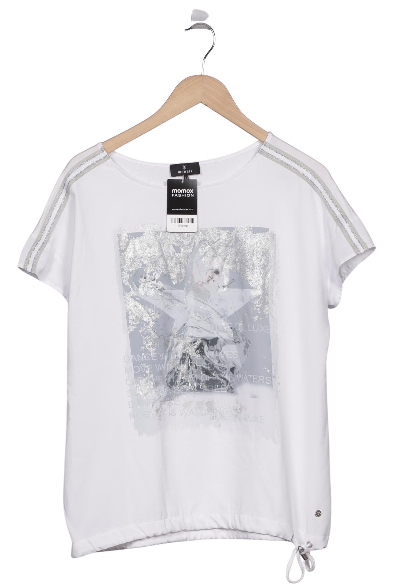 

monari Damen T-Shirt, weiß, Gr. 42