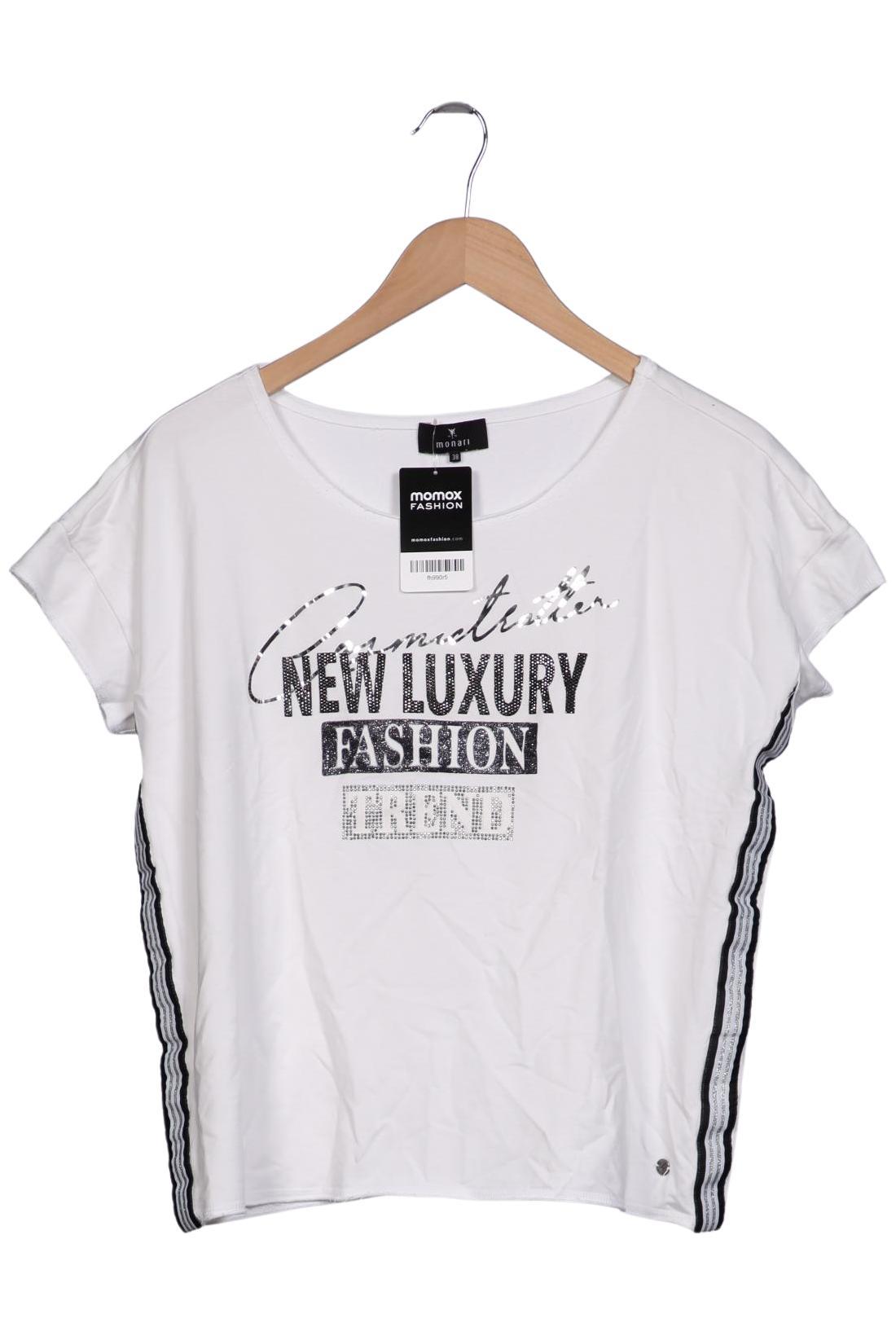 

monari Damen T-Shirt, weiß, Gr. 38